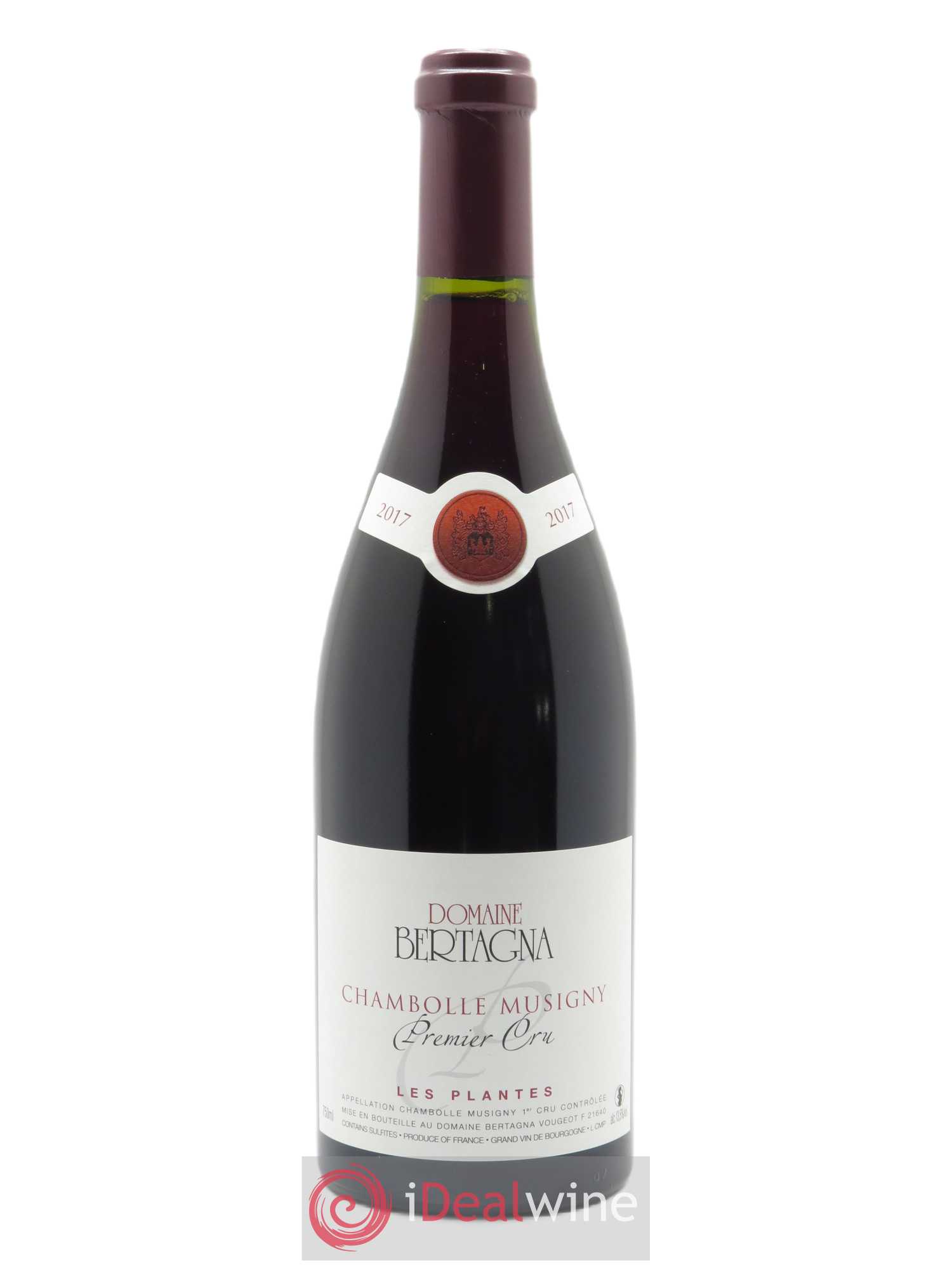 Chambolle-Musigny 1er Cru Les Plantes Bertagna 2017 - Lot de 1 bouteille - 0
