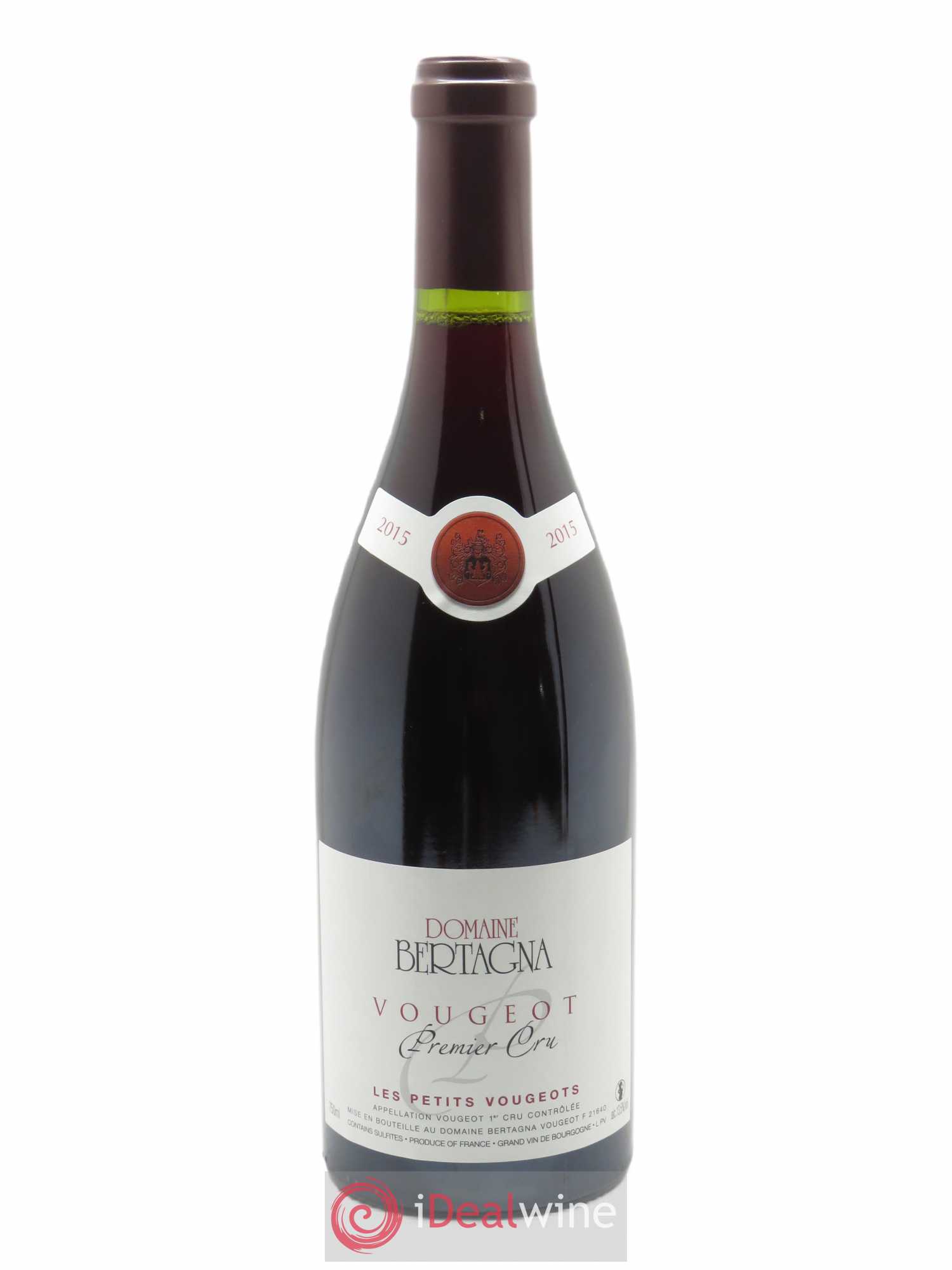Vougeot 1er Cru Les Petits Vougeot Bertagna 2015 - Lot of 1 bottle - 0