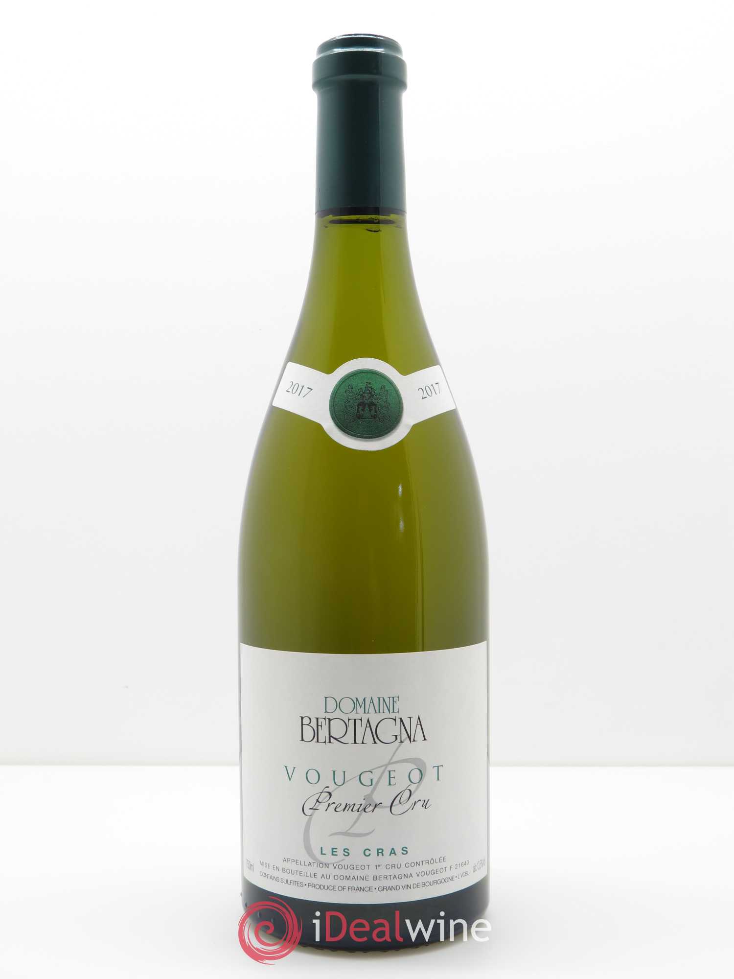 Vougeot 1er Cru Les Cras Bertagna 2017 - Lot de 1 bouteille - 0