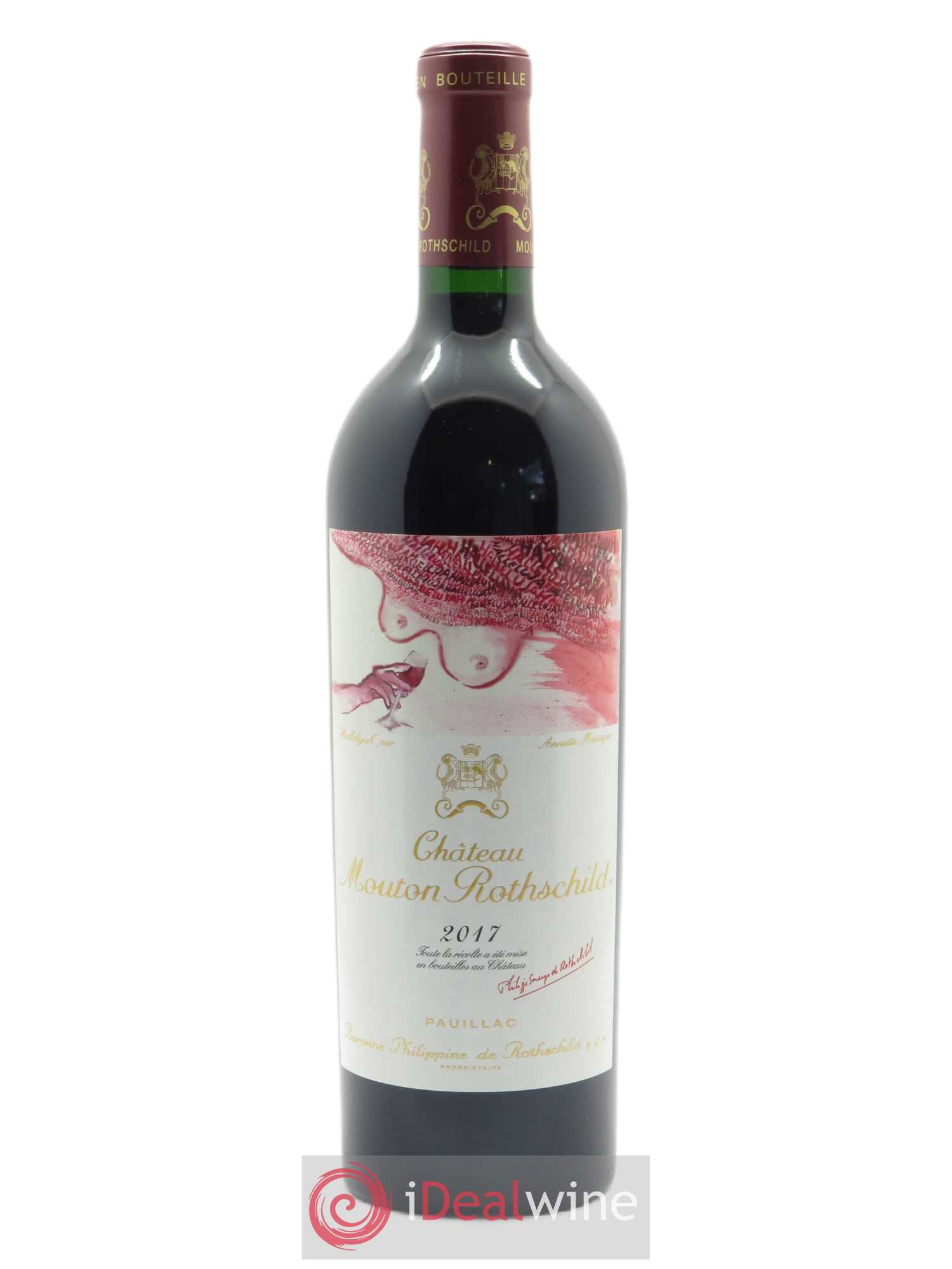 Château Mouton Rothschild 1er Grand Cru Classé (CBO à partir de 6 bts) 2017 - Lot de 1 bouteille - 0