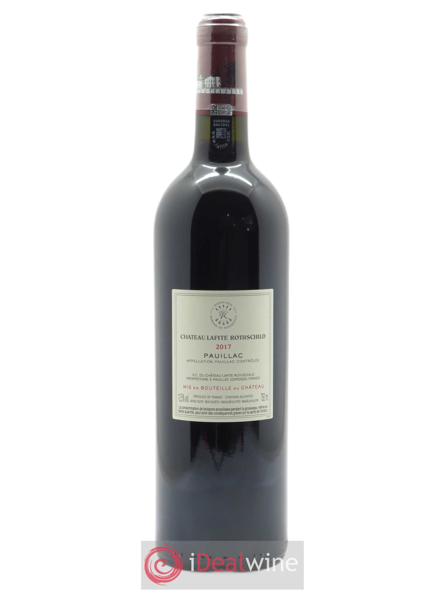 Château Lafite Rothschild 1er Grand Cru Classé (CBO à partir de 6 bts) 2017 - Lot de 1 bouteille - 1