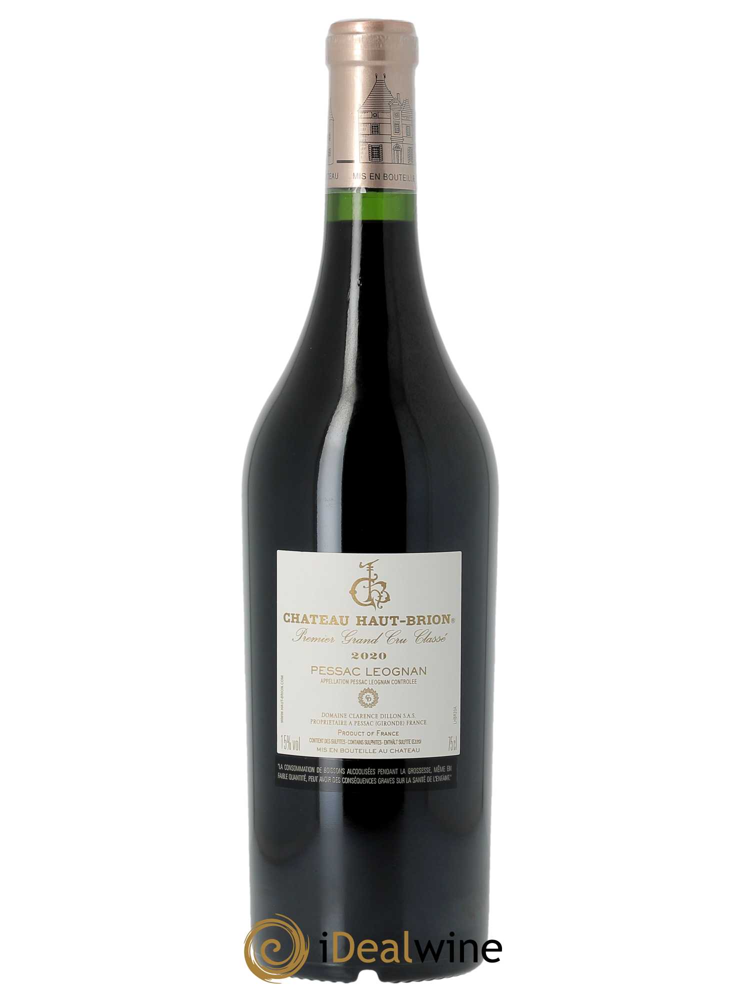 Château Haut Brion 1er Grand Cru Classé (OWC if 3 BTS) 2020 - Lot of 1 bottle - 1