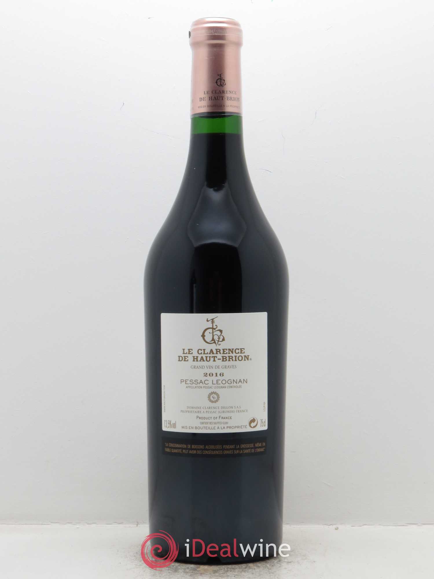 Clarence (Bahans) de Haut-Brion Second Vin (CBO à partir de 6 bts) 2016 - Lot de 1 bouteille - 1
