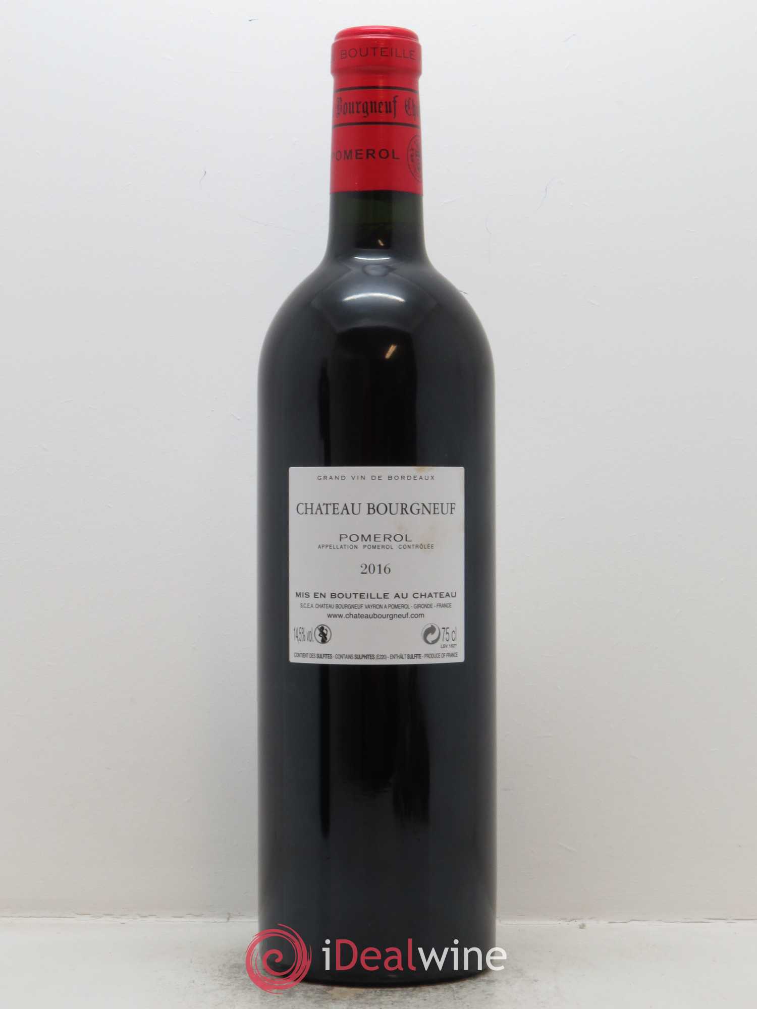 Château Bourgneuf (CBO à partir de 12 bts) 2016 - Lot de 1 bouteille - 1