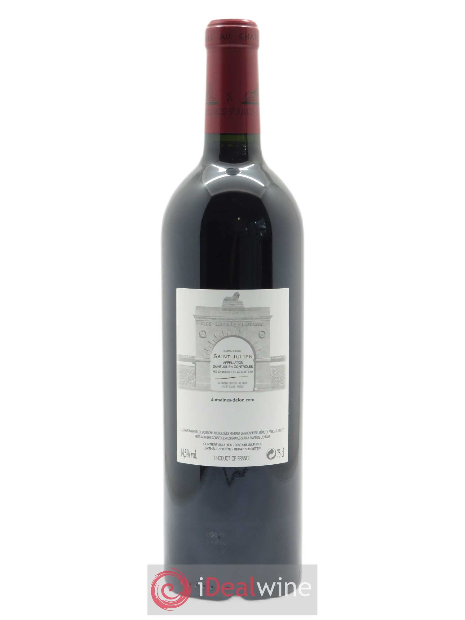 Château Léoville Las Cases 2ème Grand Cru Classé (CBO à partir de 6 bts) 2018 - Lot de 1 bouteille - 1