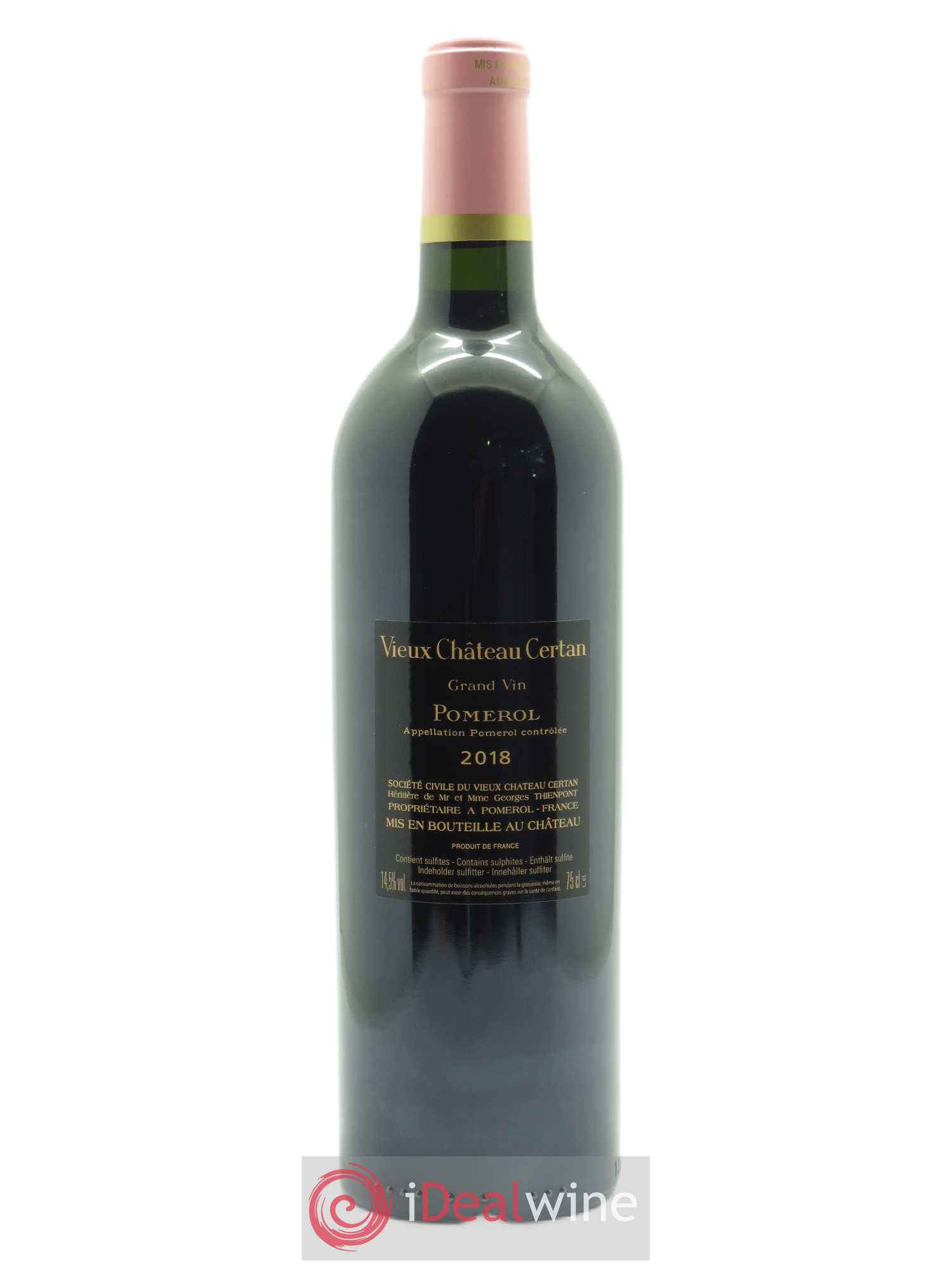 Vieux Château Certan (OWC if 6 bts) 2018 - Lot of 1 bottle - 1