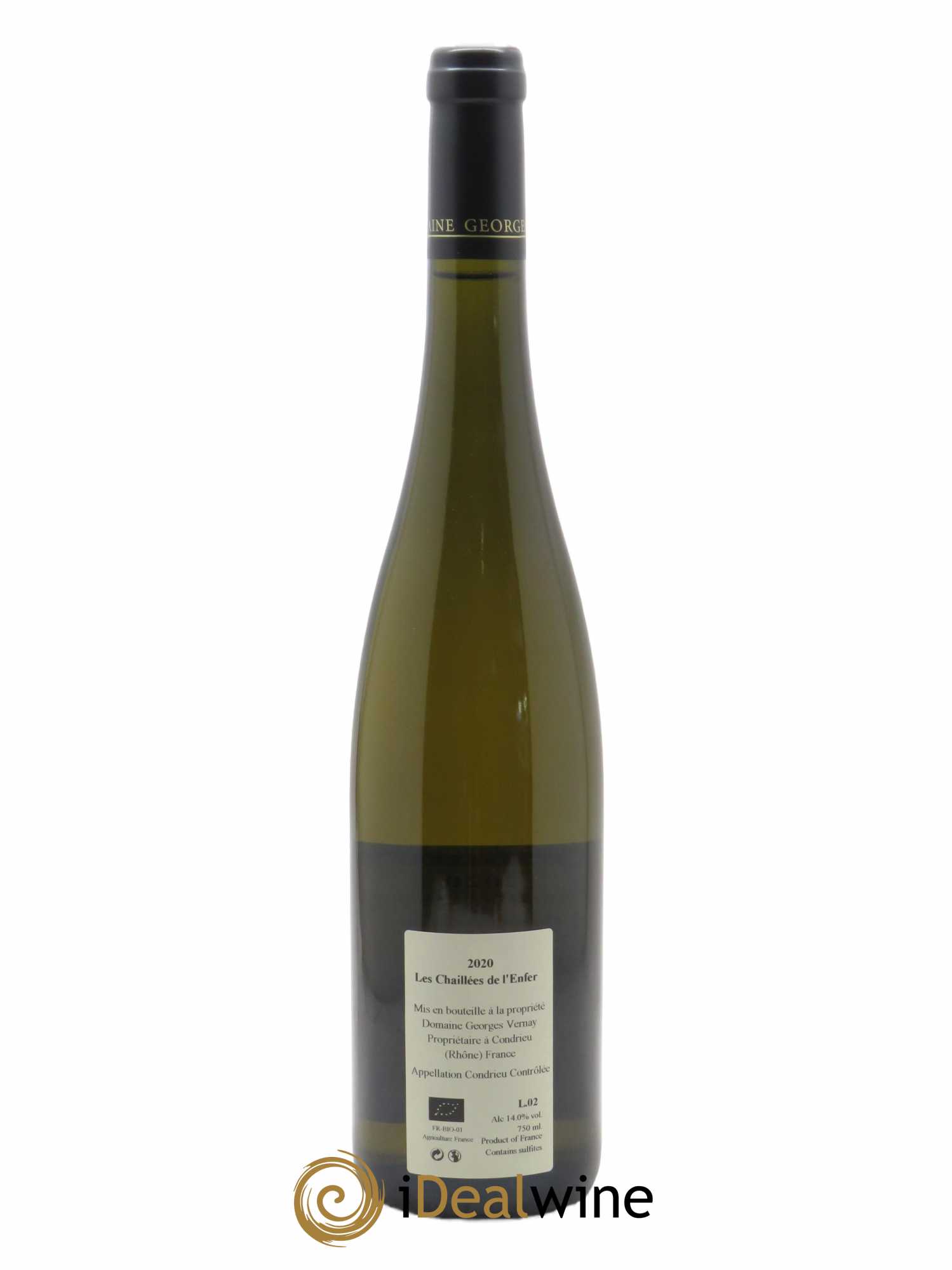 Condrieu Les Chaillées de l'Enfer Georges Vernay 2020 - Lot de 1 bouteille - 1