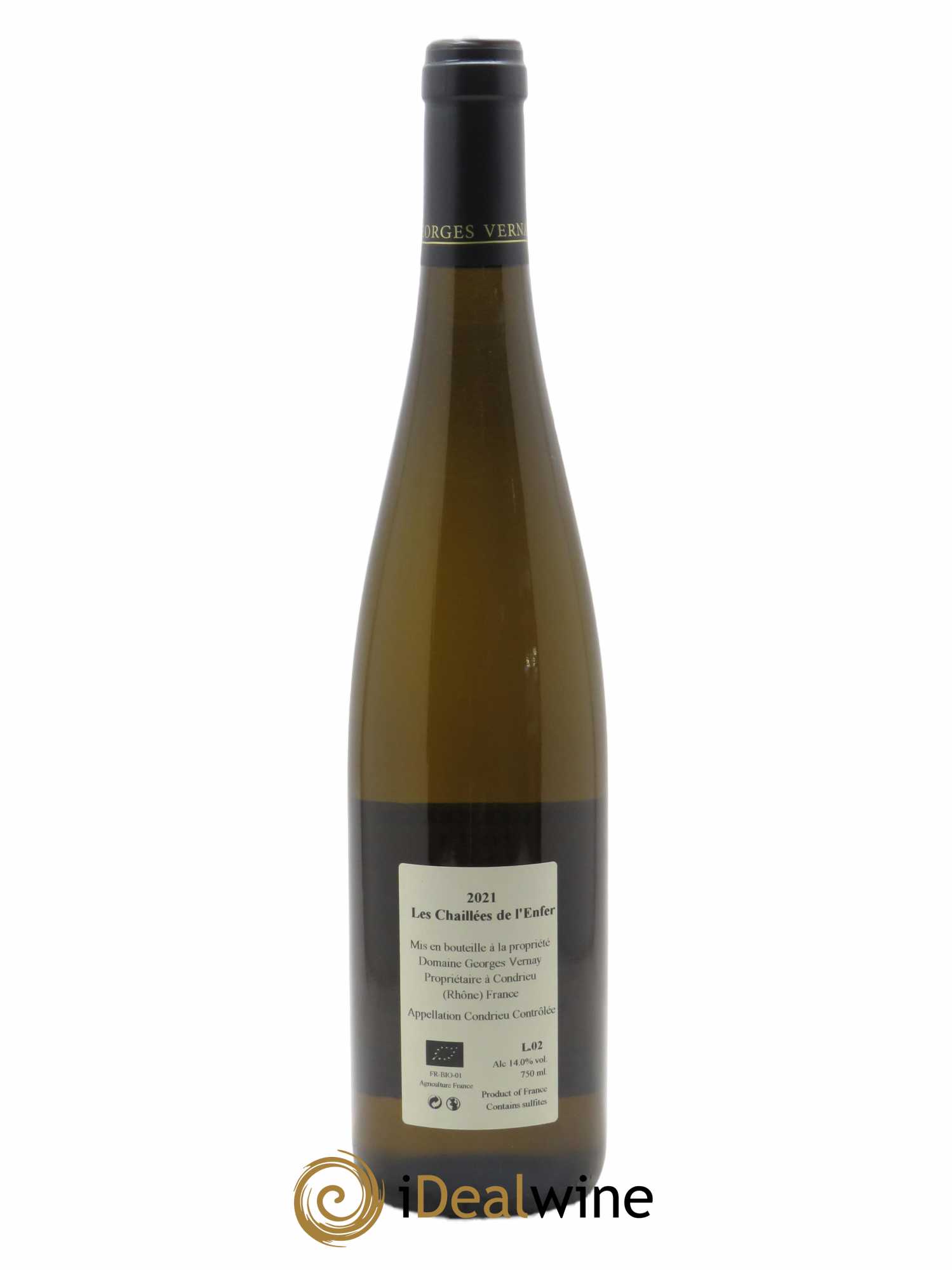 Condrieu Les Chaillées de l'Enfer Georges Vernay 2021 - Lot de 1 bouteille - 1