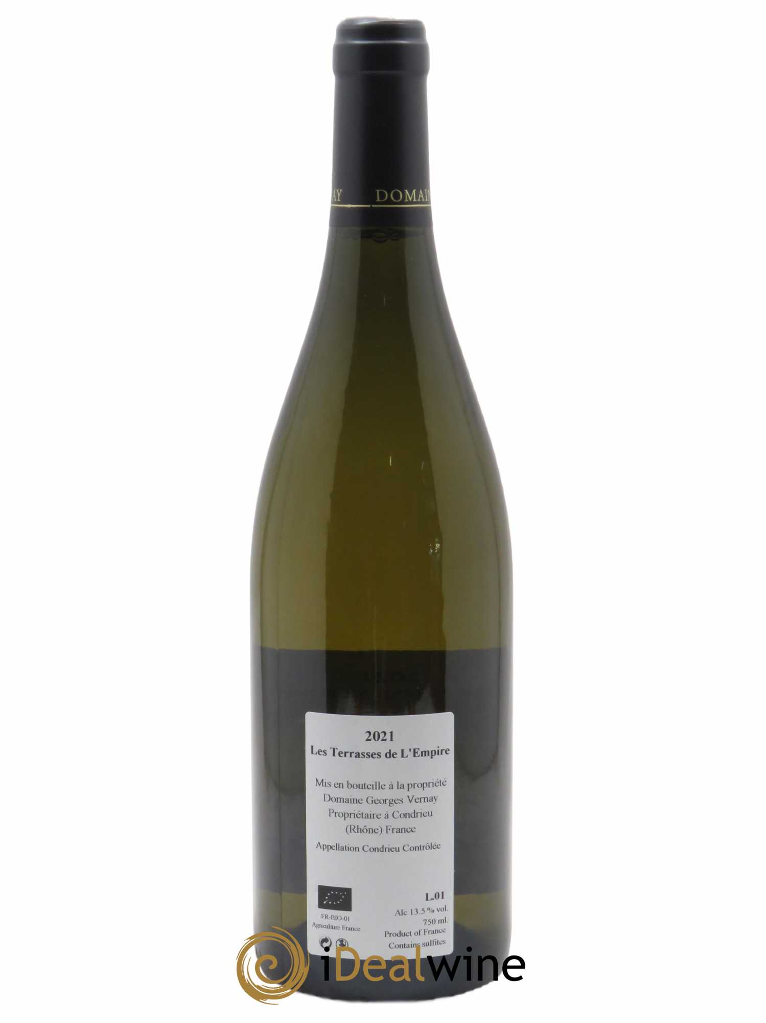 Condrieu Terrasses de l'Empire Georges Vernay 2021 - Lot de 1 bouteille - 1