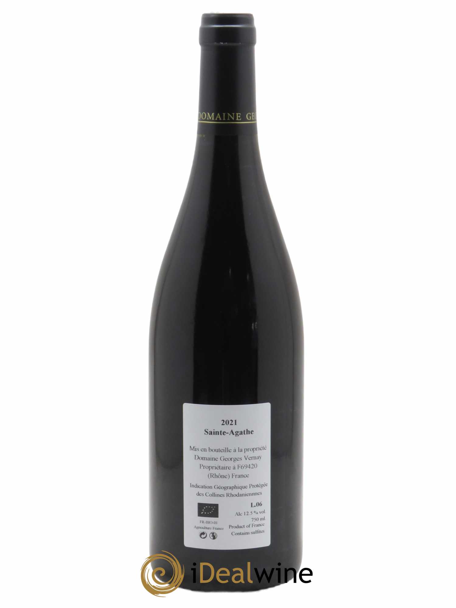 Côtes-du-Rhône Sainte-Agathe Georges Vernay 2021 - Lot of 1 bottle - 1