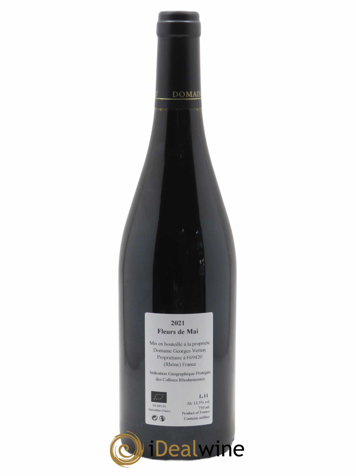 Collines Rhodaniennes Fleurs de Mai Georges Vernay 2021 - Lot of 1 bottle - 1