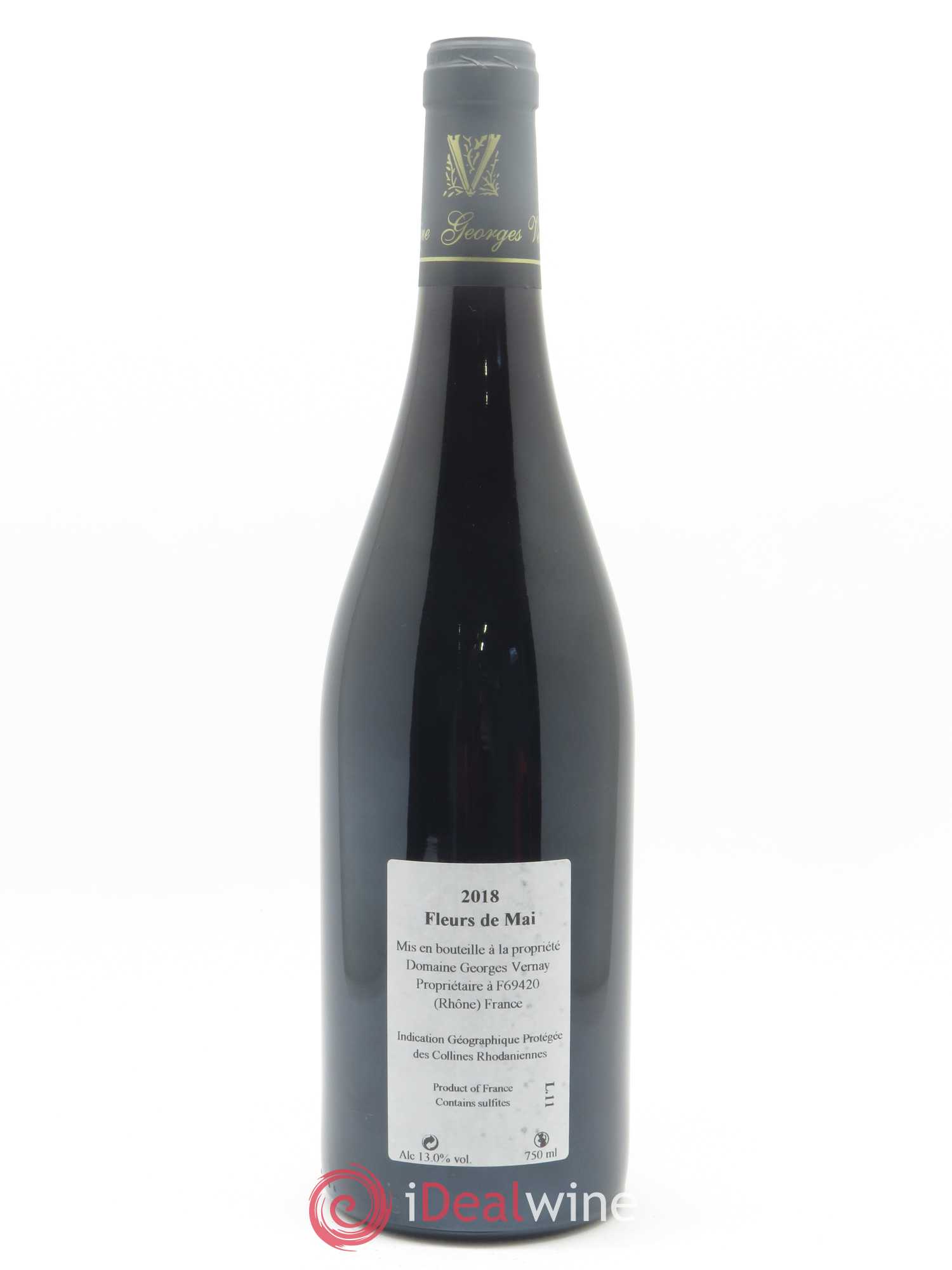 Collines Rhodaniennes Fleurs de Mai Georges Vernay 2018 - Lot de 1 bouteille - 1