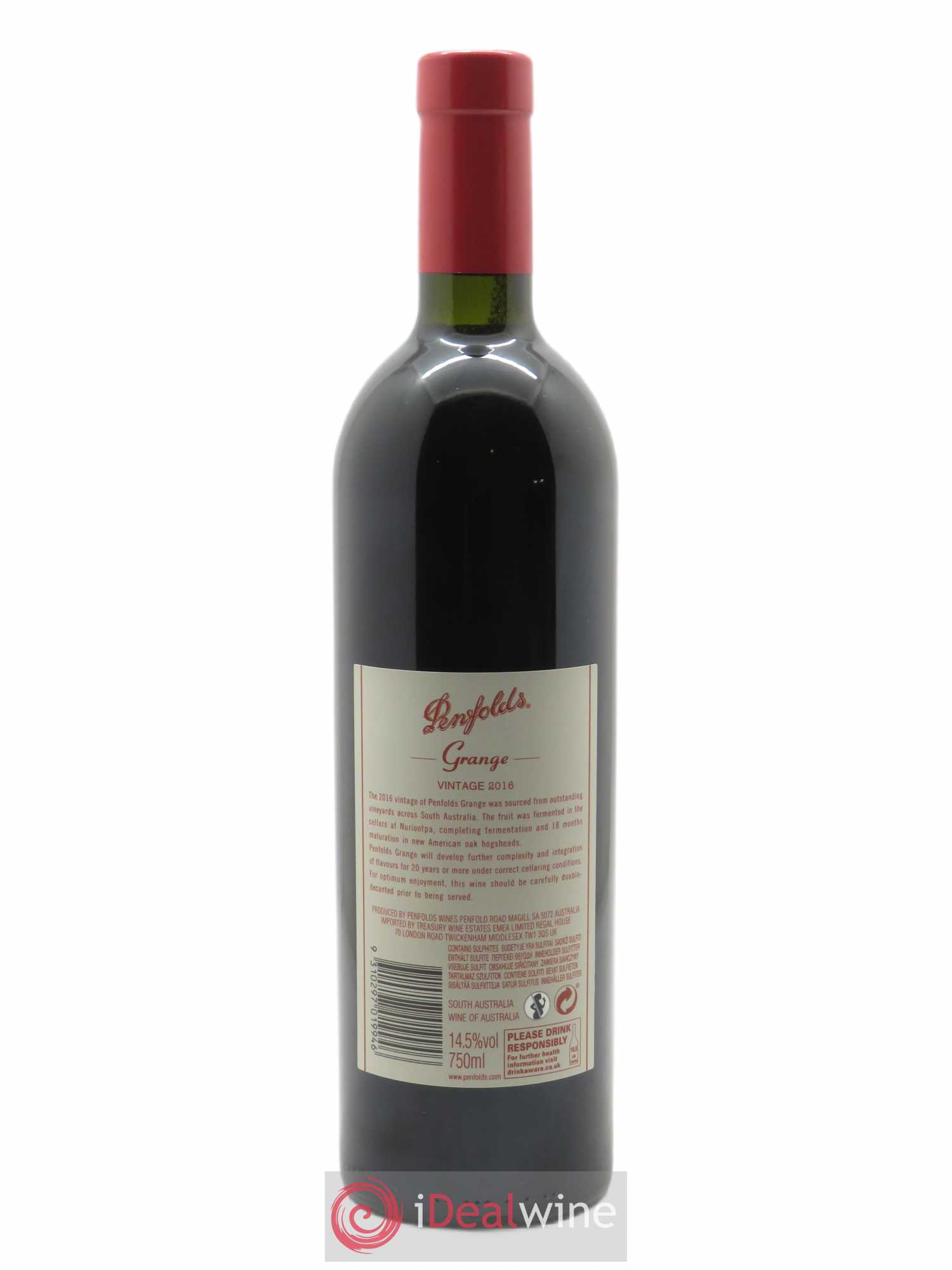 South Australia Penfolds Wines Grange 2016 - Lot of 1 bottle - 1