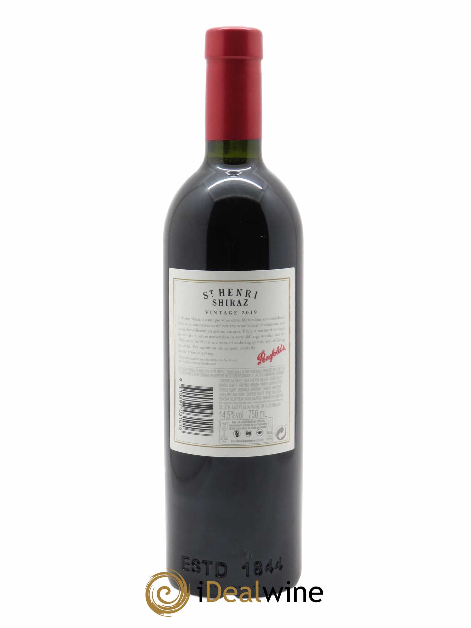 South Australia Penfolds Wines Saint Henri Shiraz 2019 - Lot of 1 bottle - 1