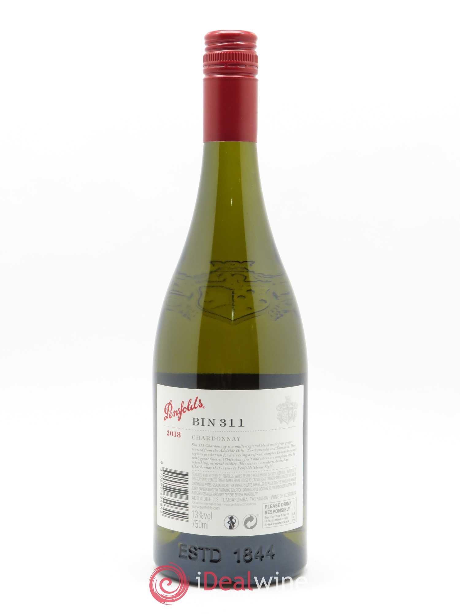 Australie Penfolds Wines Bin 311 Chardonnay 2018 - Lot de 1 bouteille - 1