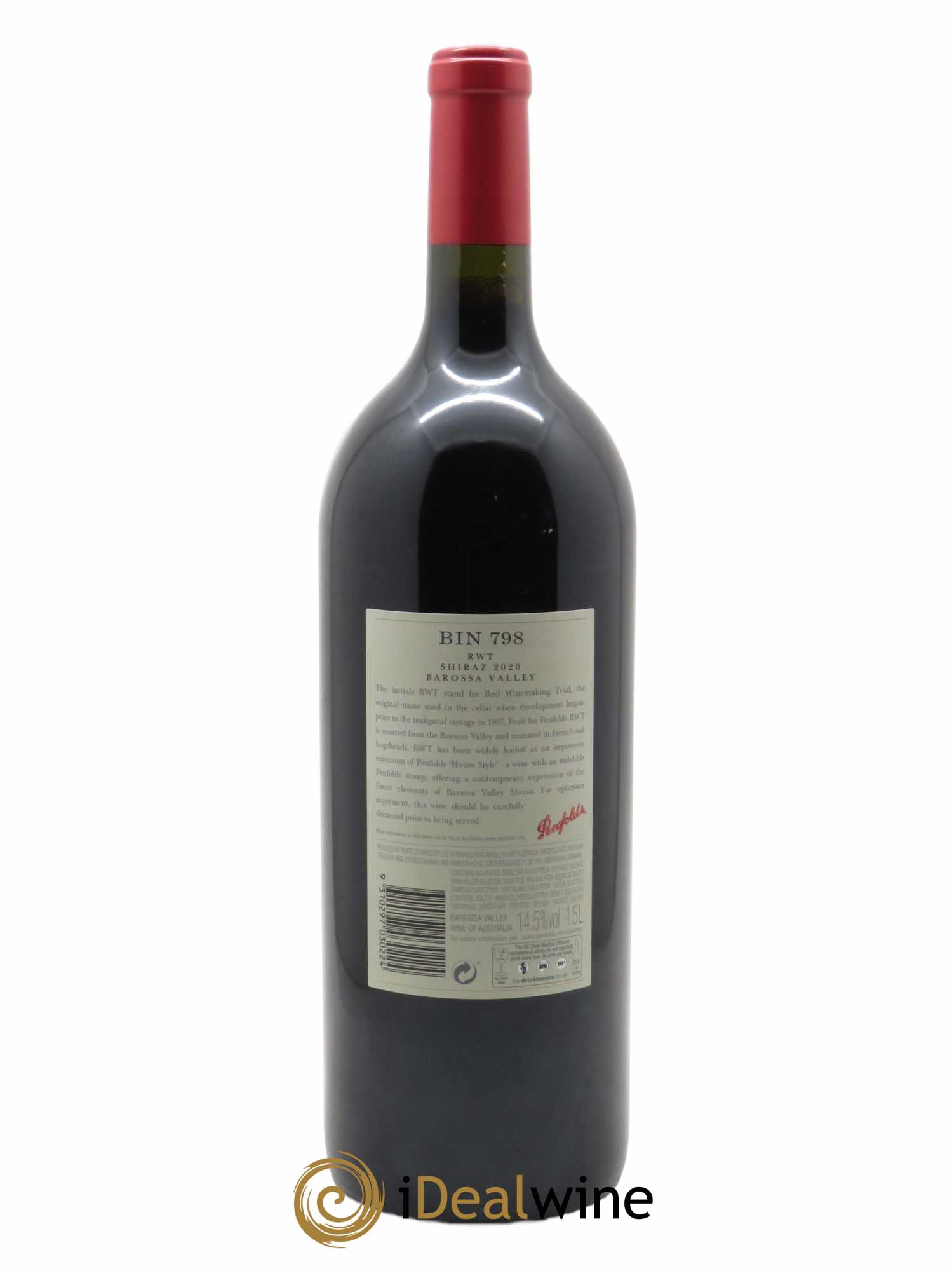 Barossa Valley Penfolds Wines RWT Bin 798 Shiraz 2020 - Lot of 1 magnum - 2
