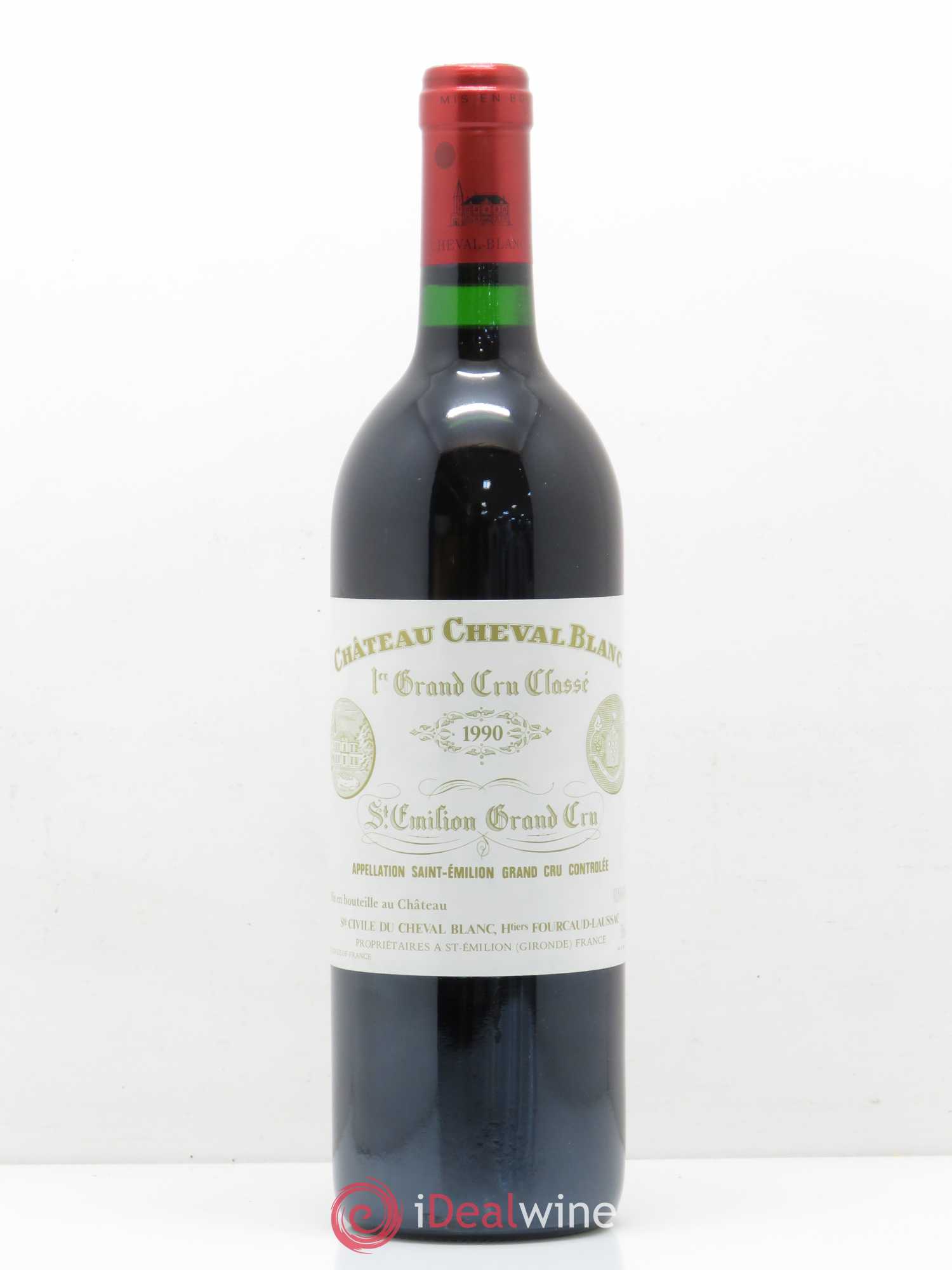 Château Cheval Blanc 1er Grand Cru Classé A 1990 - Lot de 1 bouteille - 0