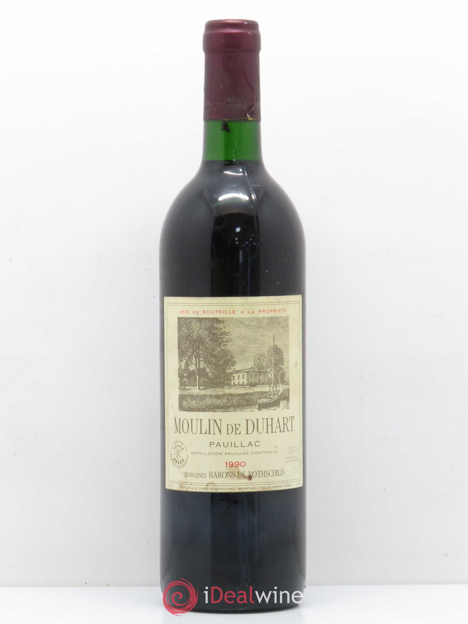 Moulin de Duhart Second Vin 1990 - Lot de 1 bouteille - 0