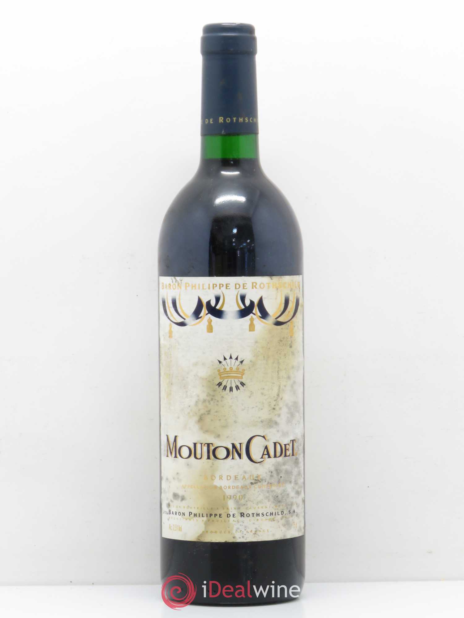 Buy Château Mouton Cadet (no reserve) 1990 (lot: B2114182-10652)