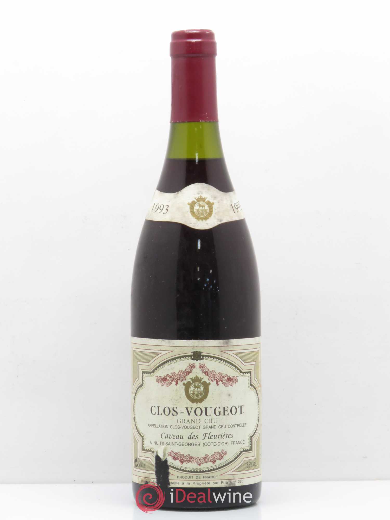 Clos de Vougeot Grand Cru Caveau des Fleurières 1993 - Posten von 1 Flasche - 0