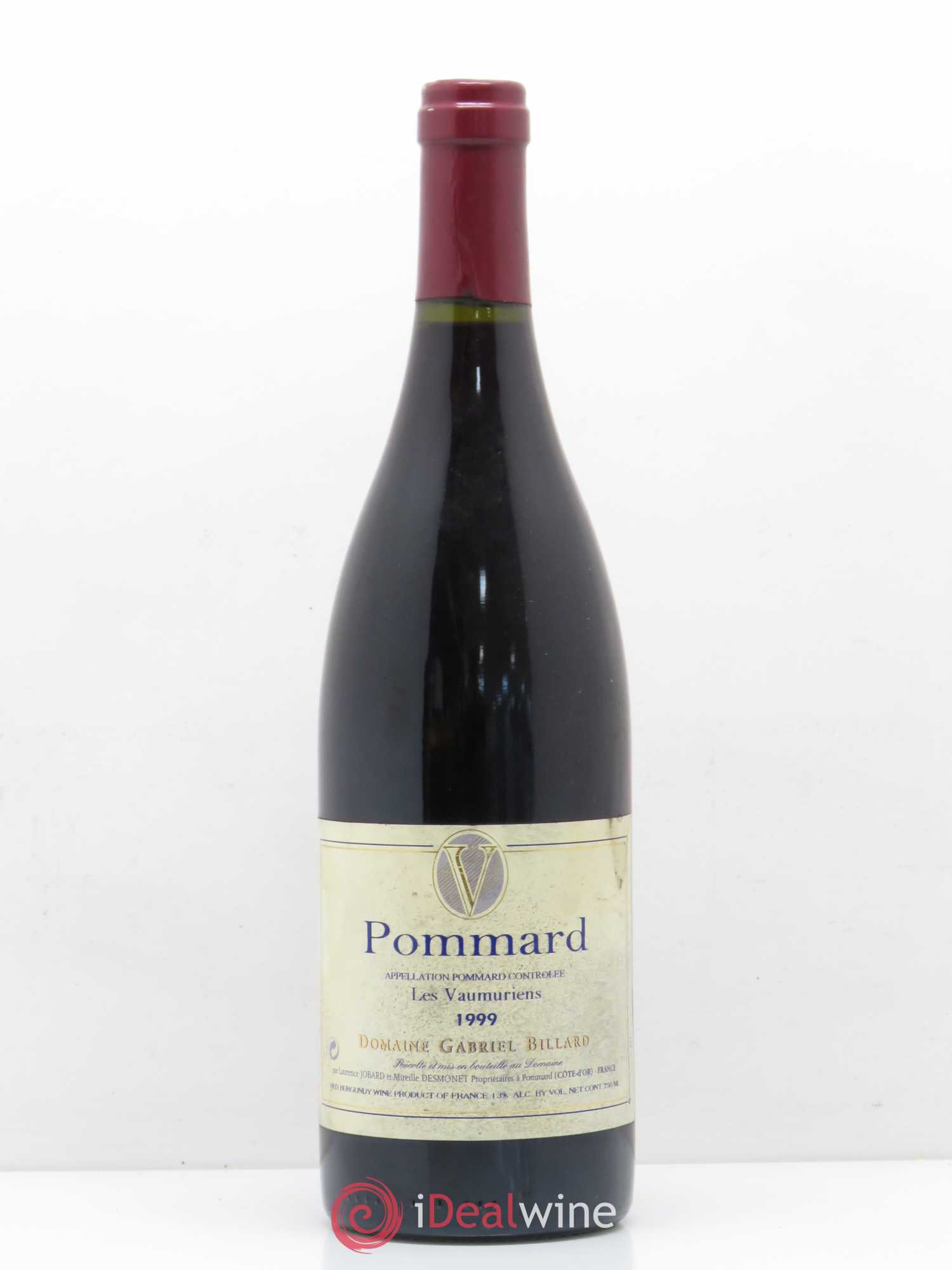Pommard Les Vaumuriens Gabriel Billard 1999 - Posten von 1 Flasche - 0