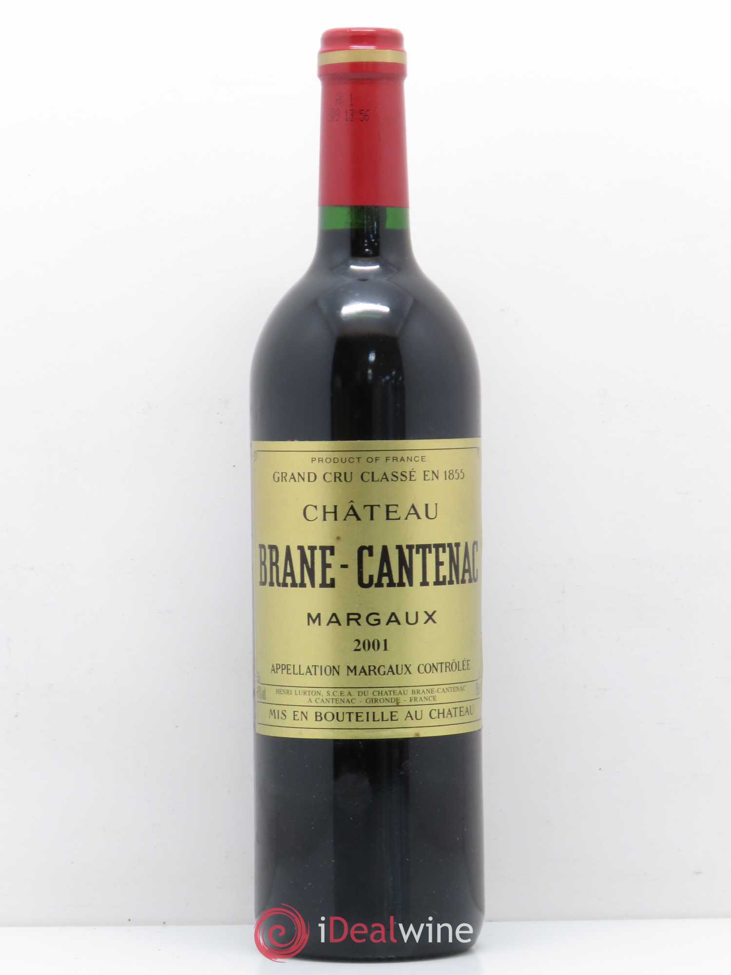 Château Brane Cantenac 2ème Grand Cru Classé 2001 - Lot de 1 bouteille - 0