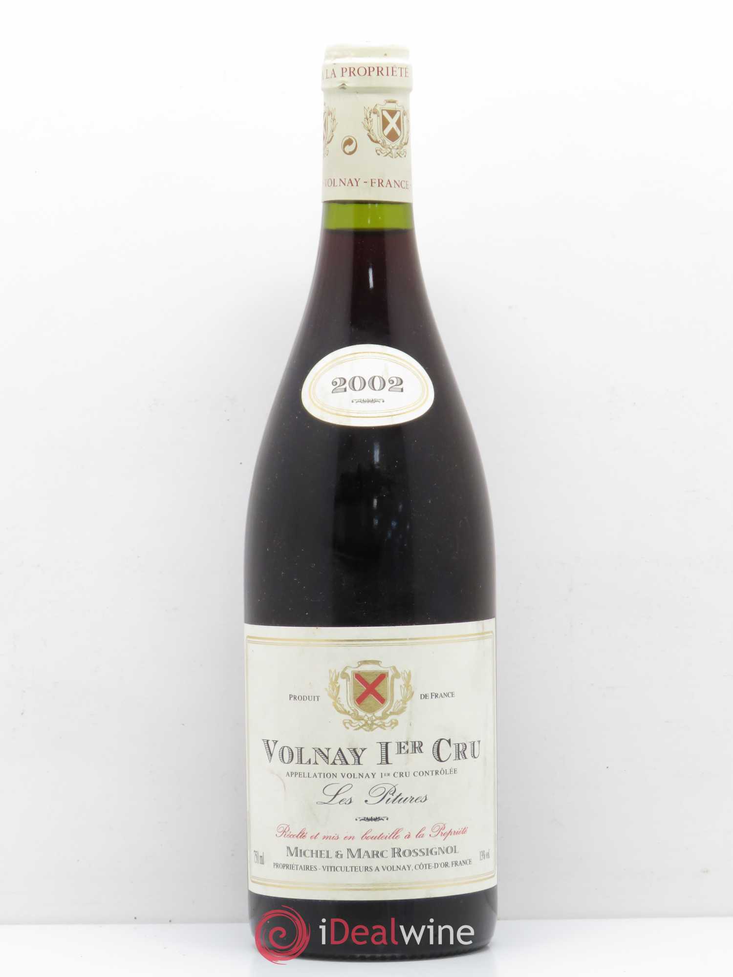 Volnay 1er Cru Les Pitures Rossignol 2002 - Posten von 1 Flasche - 0