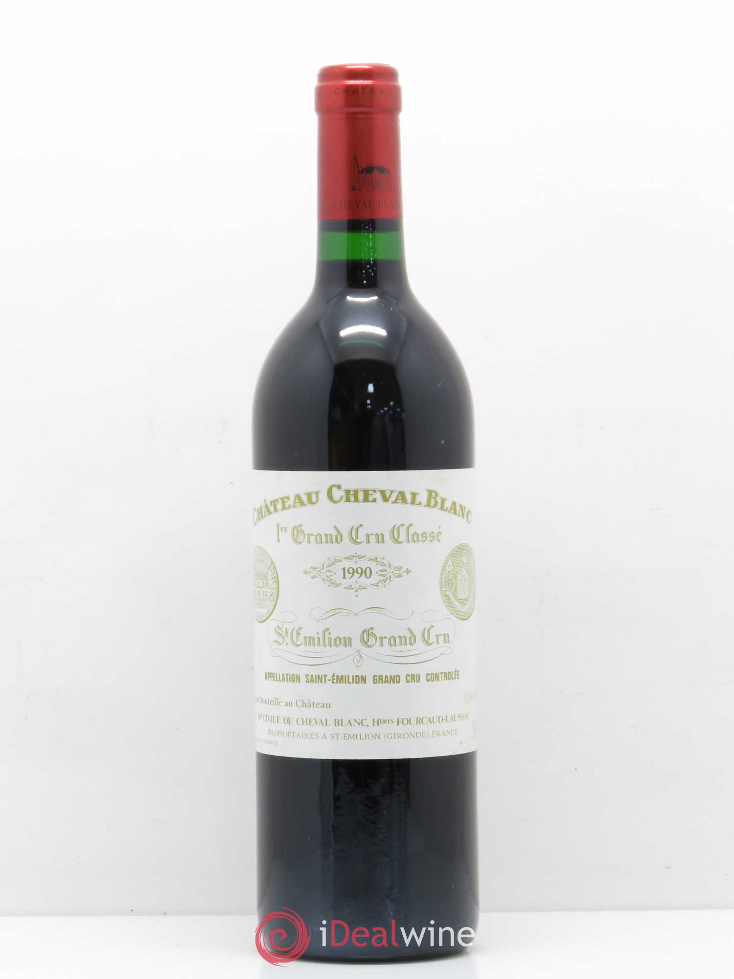 Château Cheval Blanc 1er Grand Cru Classé A 1990 - Lot de 1 bouteille - 0