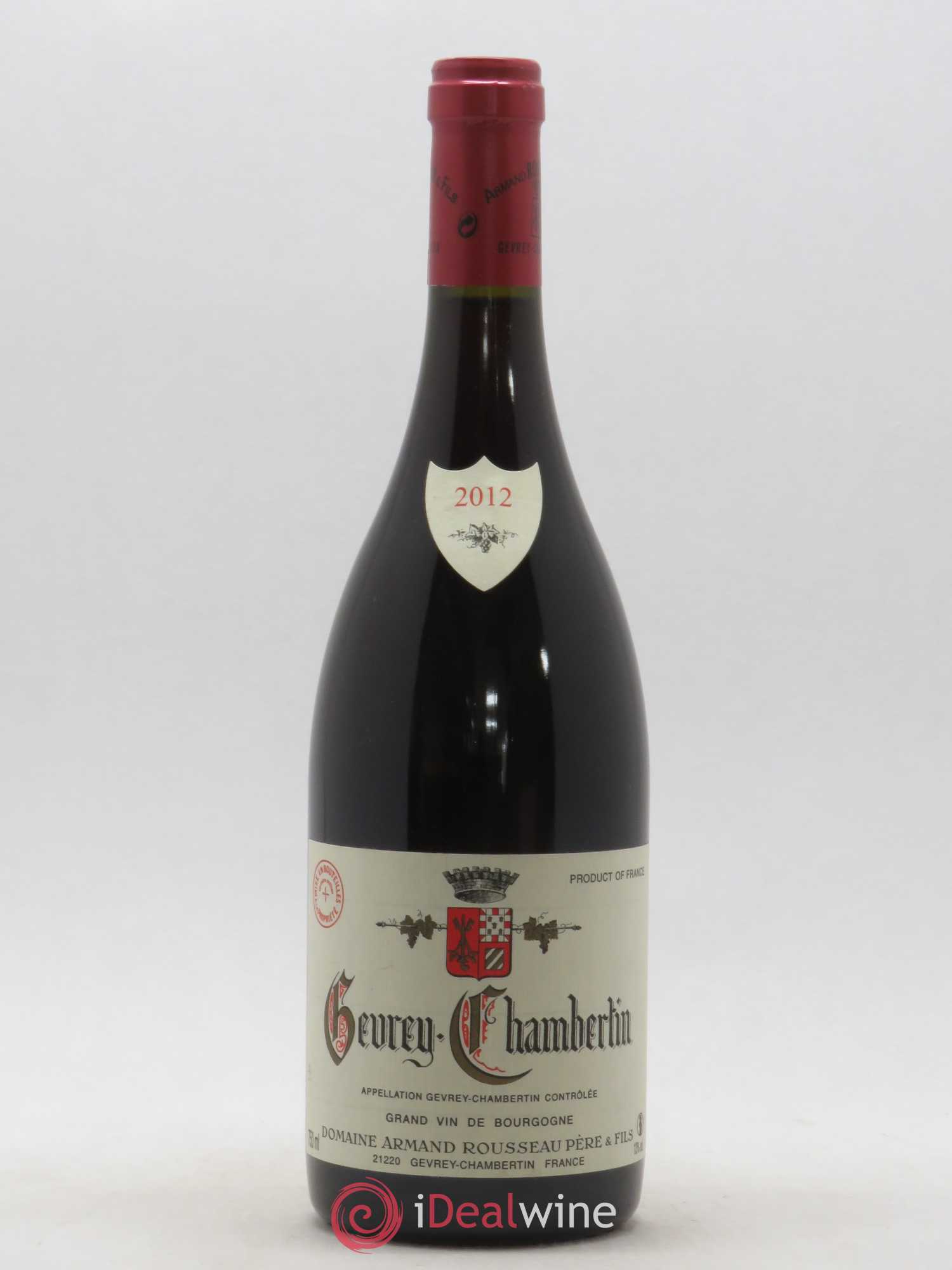 Gevrey-Chambertin Armand Rousseau (Domaine) 2012 - Lot de 1 bouteille - 0