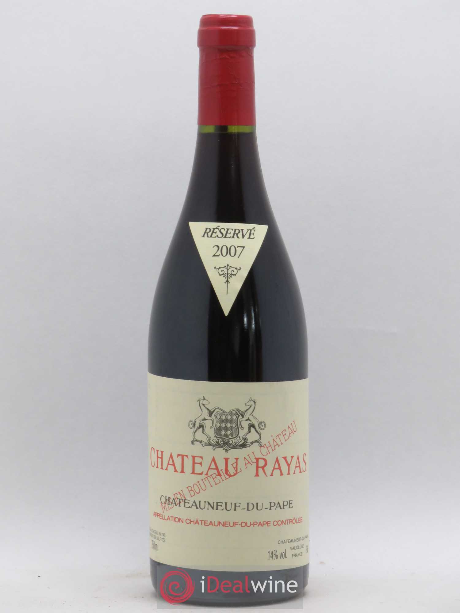 Châteauneuf-du-Pape Château Rayas Emmanuel Reynaud 2007 - Lot de 1 bouteille - 0