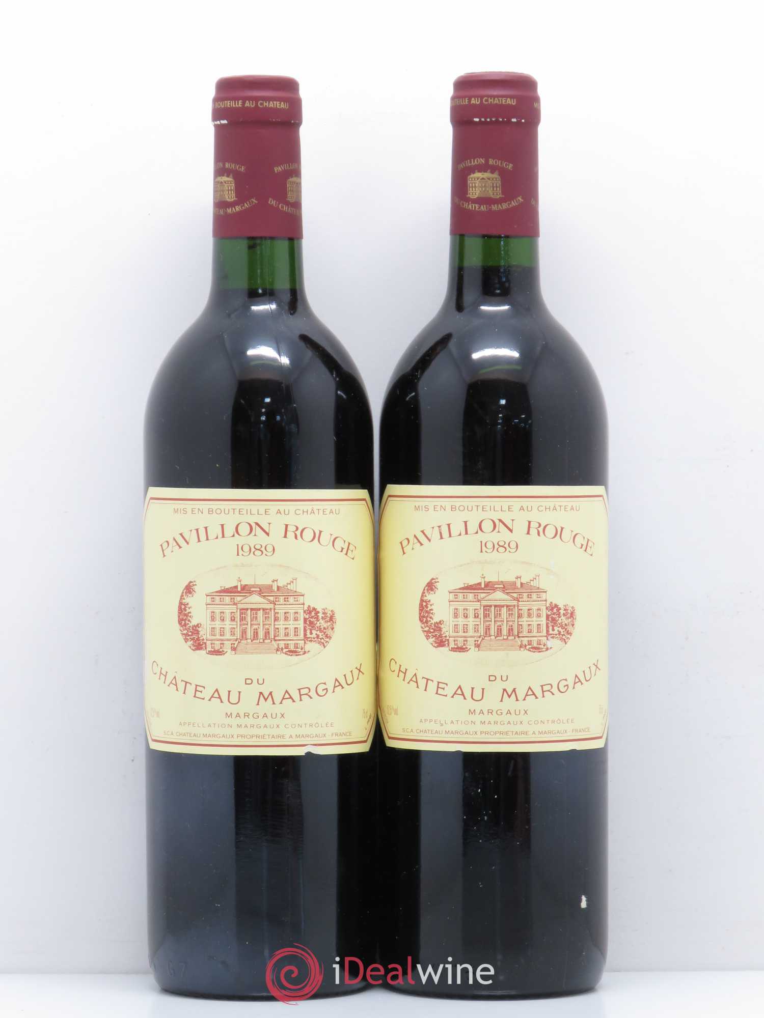 Pavillon Rouge du Château Margaux Second Vin 1989 - Lot de 2 bouteilles - 0