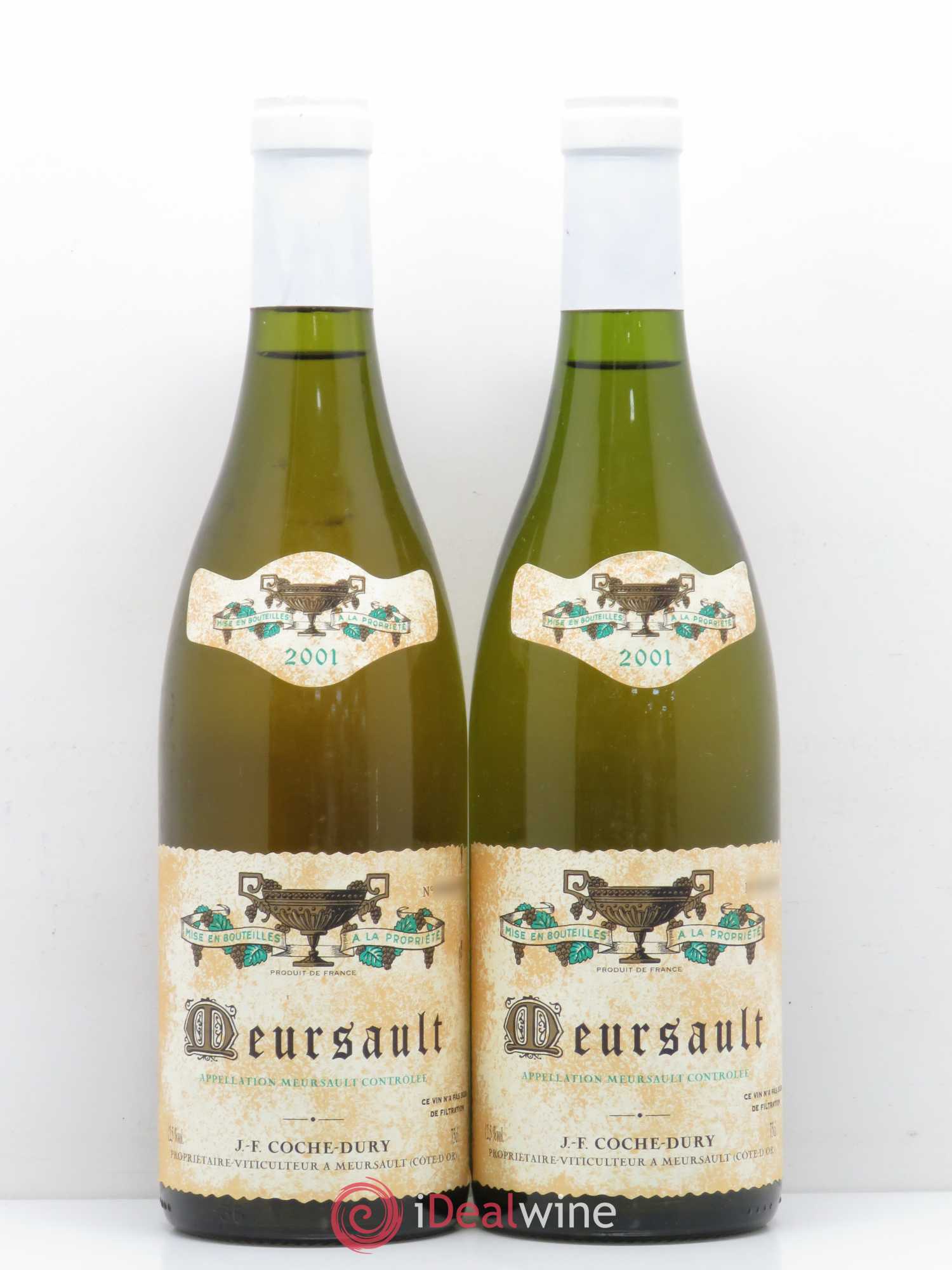 Meursault Coche Dury (Domaine) 2001 - Lot de 2 bouteilles - 0