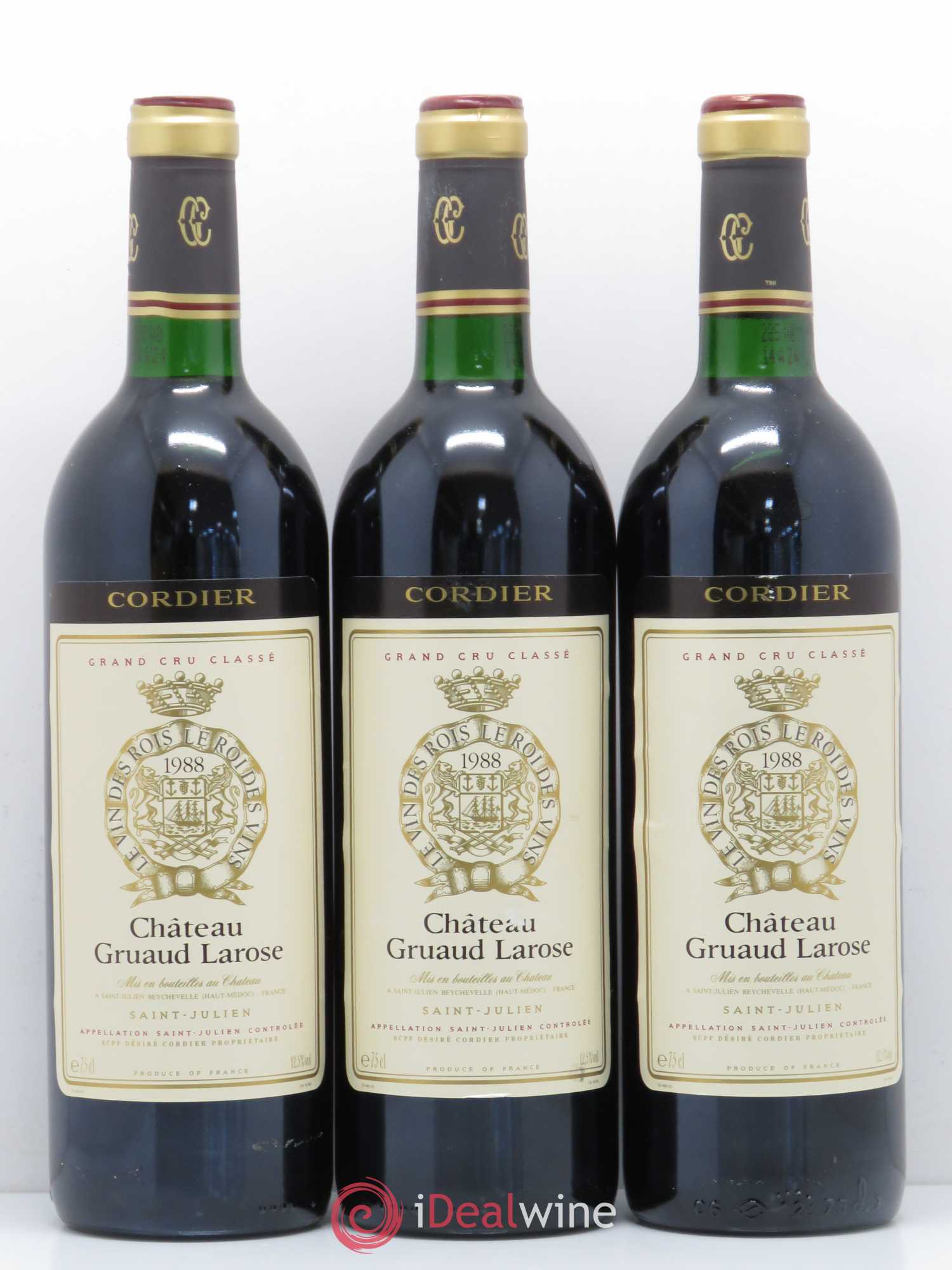 Château Gruaud Larose 2ème Grand Cru Classé 1988 - Lot de 12 bouteilles - 1