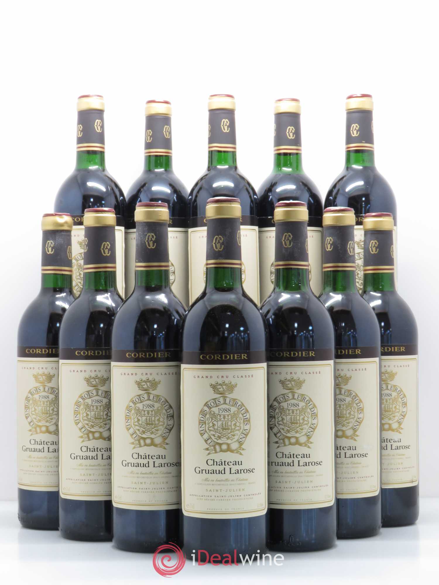 Château Gruaud Larose 2ème Grand Cru Classé 1988 - Lot de 12 bouteilles - 0