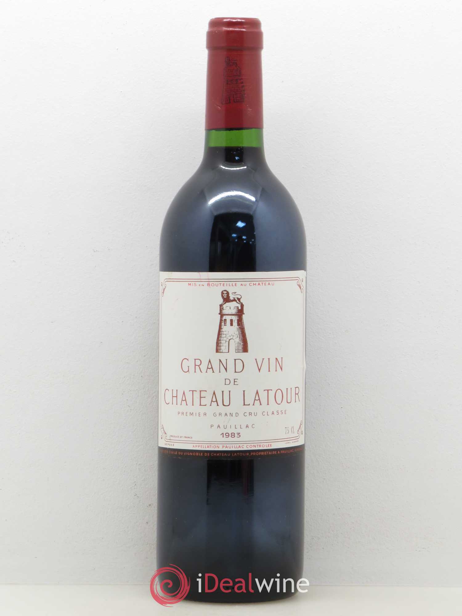 Château Latour 1er Grand Cru Classé 1983 - Lot de 1 bouteille - 0