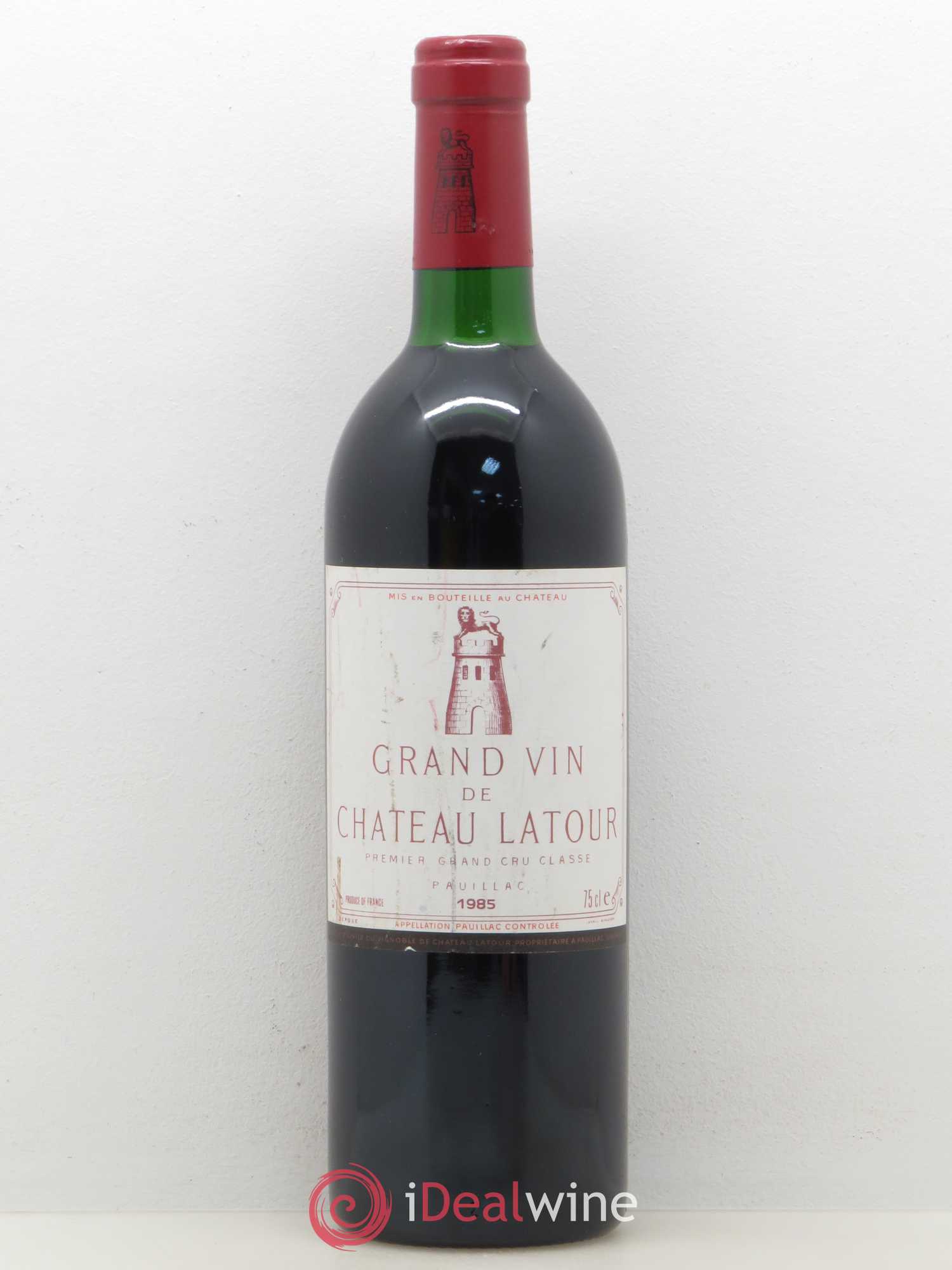 Château Latour 1er Grand Cru Classé 1985 - Lot de 1 bouteille - 0