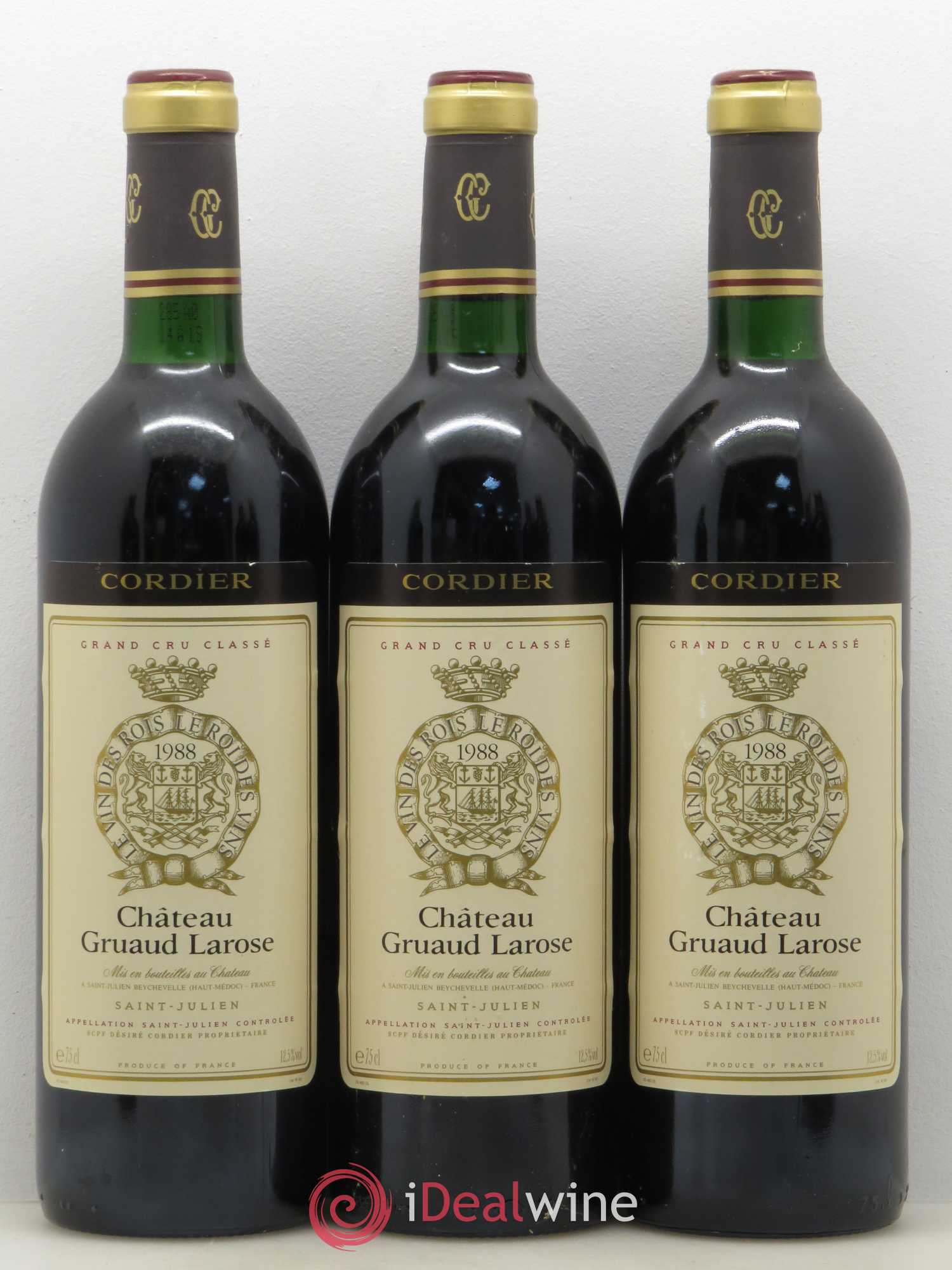 Château Gruaud Larose 2ème Grand Cru Classé 1988 - Lot de 6 bouteilles - 1