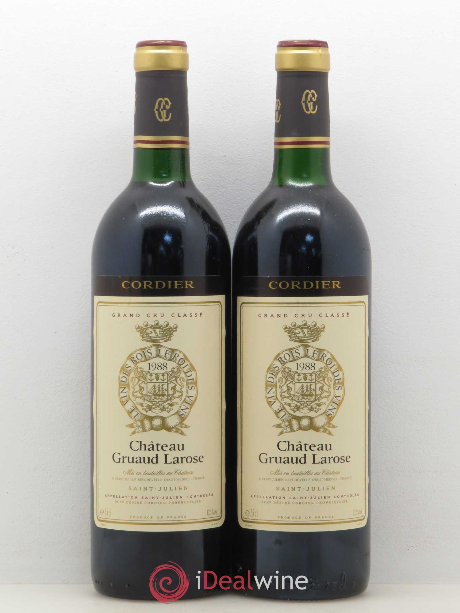 Château Gruaud Larose 2ème Grand Cru Classé 1988 - Lot de 5 bouteilles - 2