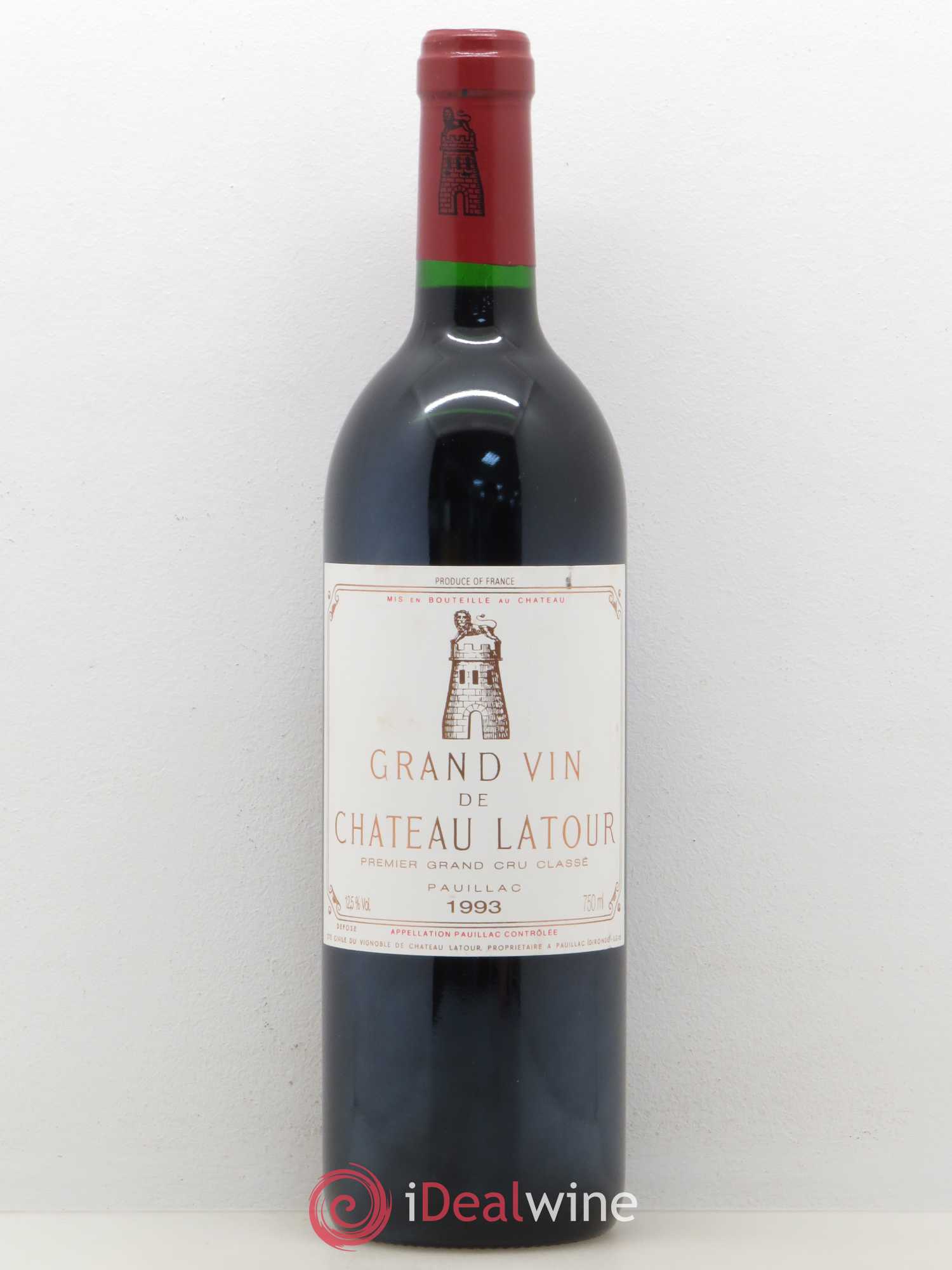 Château Latour 1er Grand Cru Classé 1993 - Lot de 1 bouteille - 0