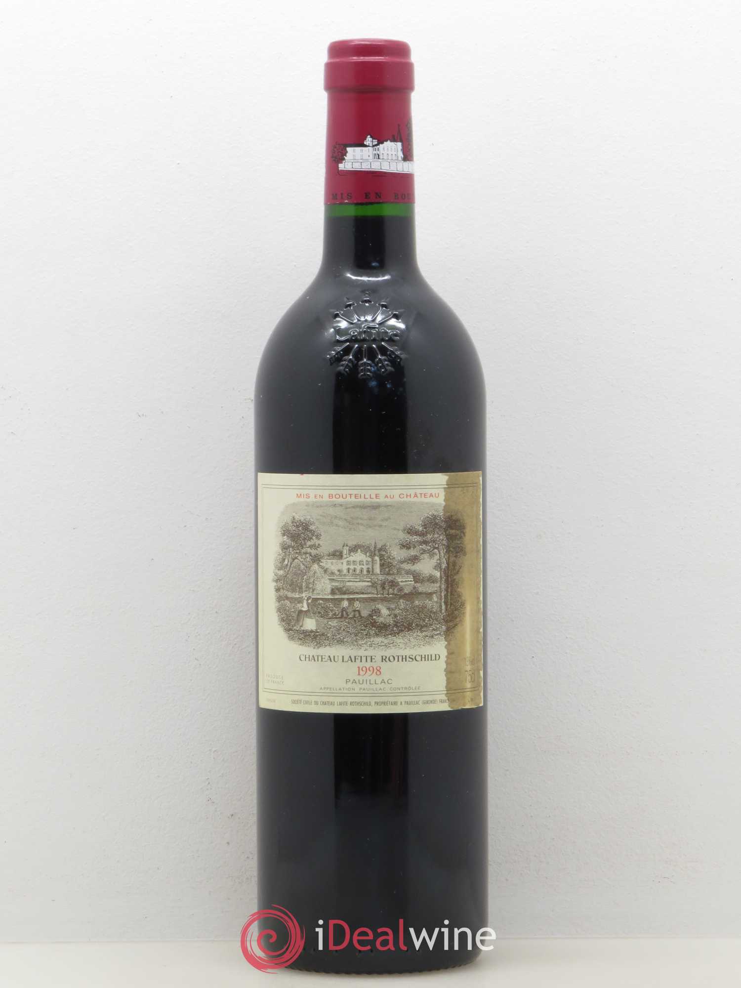 Château Lafite Rothschild 1er Grand Cru Classé 1998 - Lot de 1 bouteille - 0