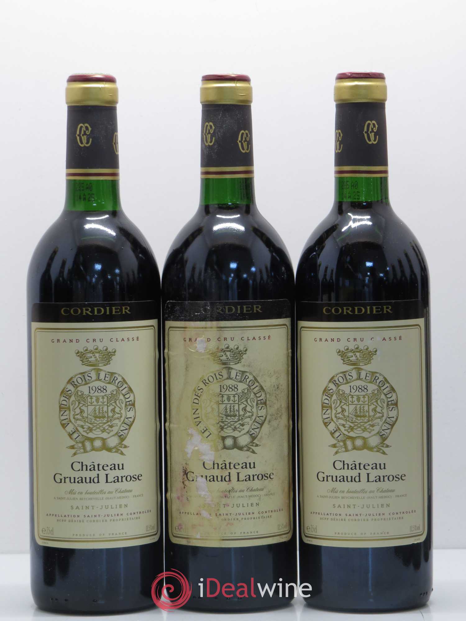 Château Gruaud Larose 2ème Grand Cru Classé 1988 - Lot de 12 bouteilles - 1