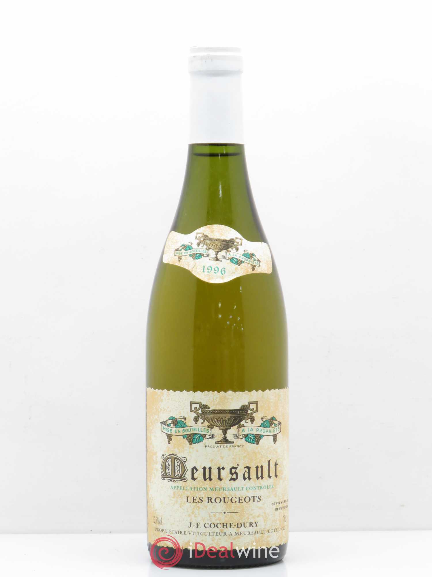 Meursault Les Rougeots Coche Dury (Domaine) 1996 - Lot de 1 bouteille - 0