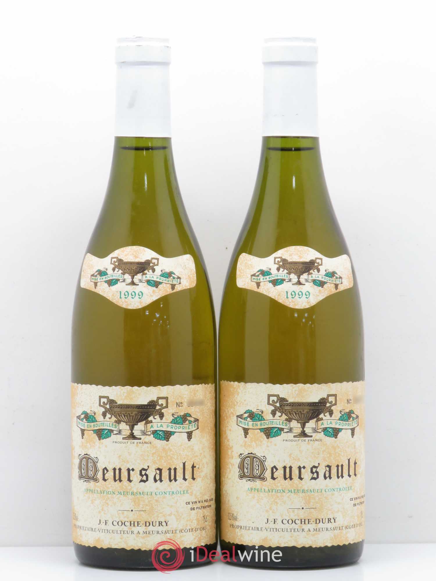 Meursault Coche Dury (Domaine) 1999 - Lot de 2 bouteilles - 0