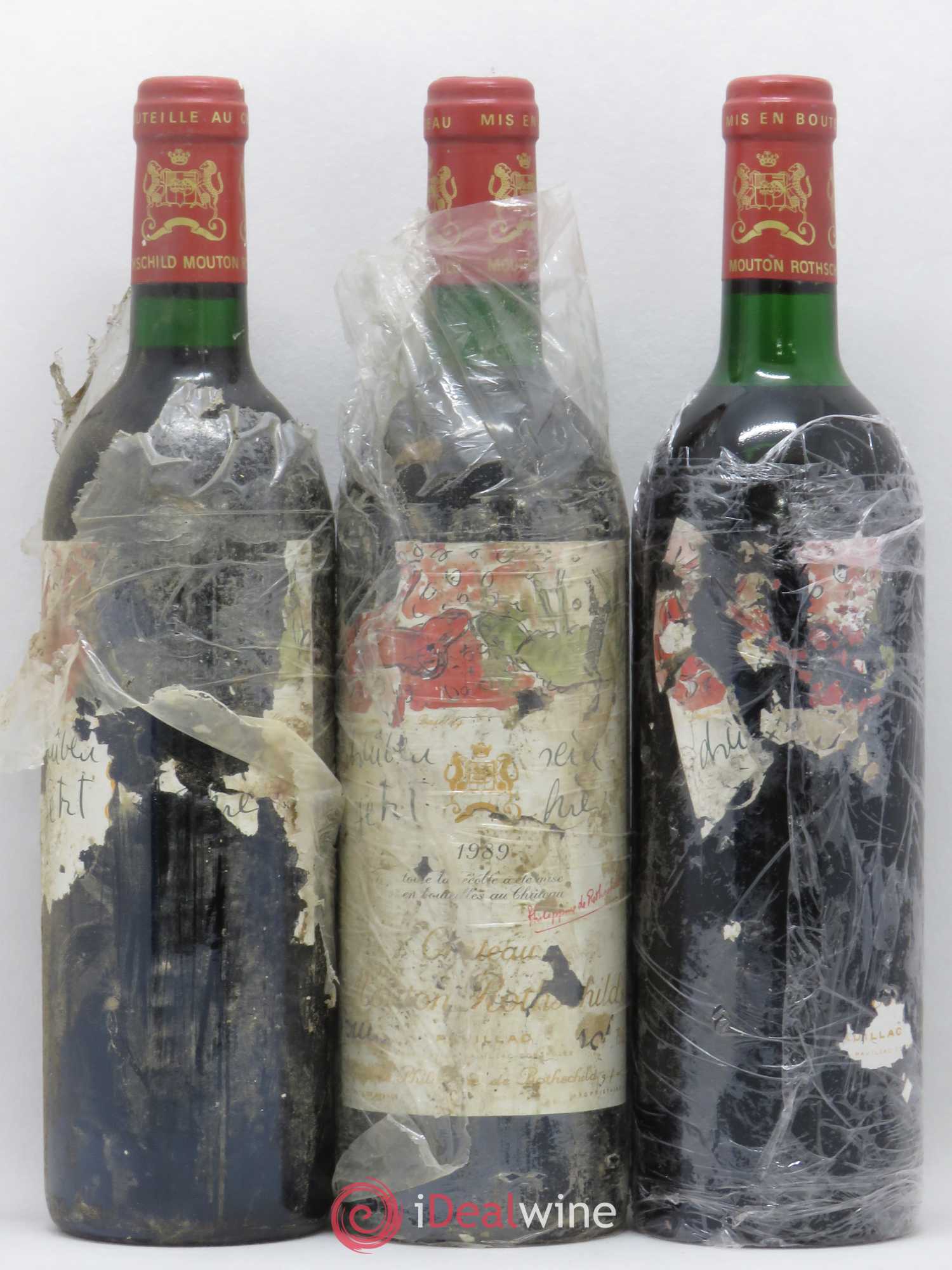 Château Mouton Rothschild 1er Grand Cru Classé 1989 - Lot de 6 bouteilles - 3