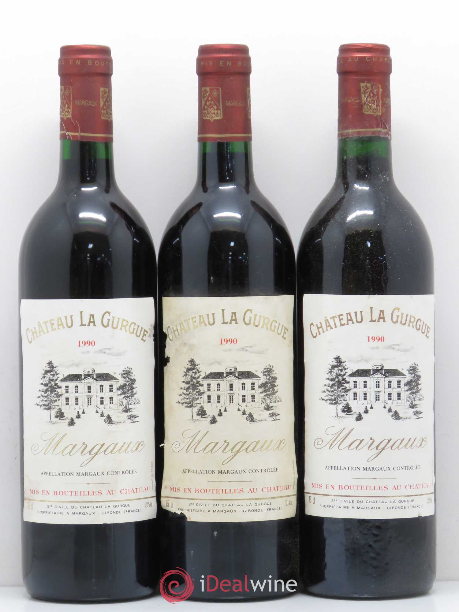 Château la Gurgue Cru Bourgeois 1990 - Lot de 12 bouteilles - 4