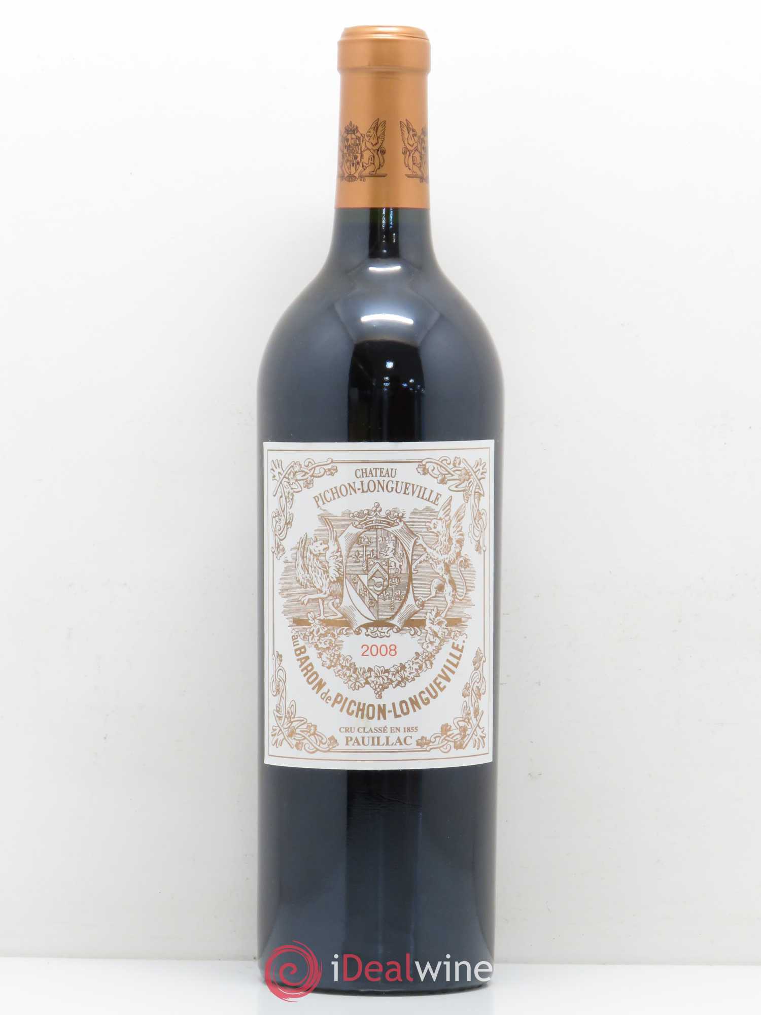 Pichon Longueville Baron 2ème Grand Cru Classé 2008 - Lot de 1 bouteille - 0
