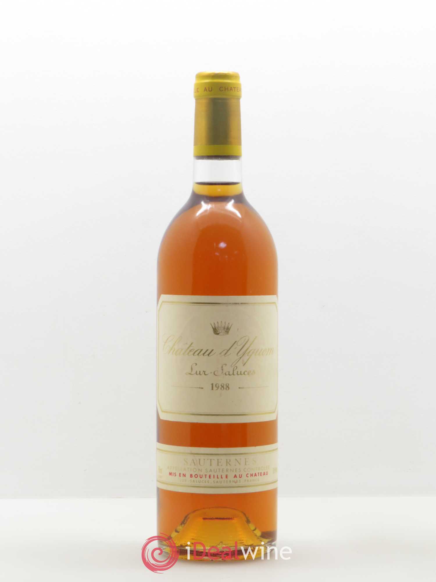 Château d' Yquem 1er Cru Classé Supérieur 1988 - Lotto di 1 bottiglia - 0