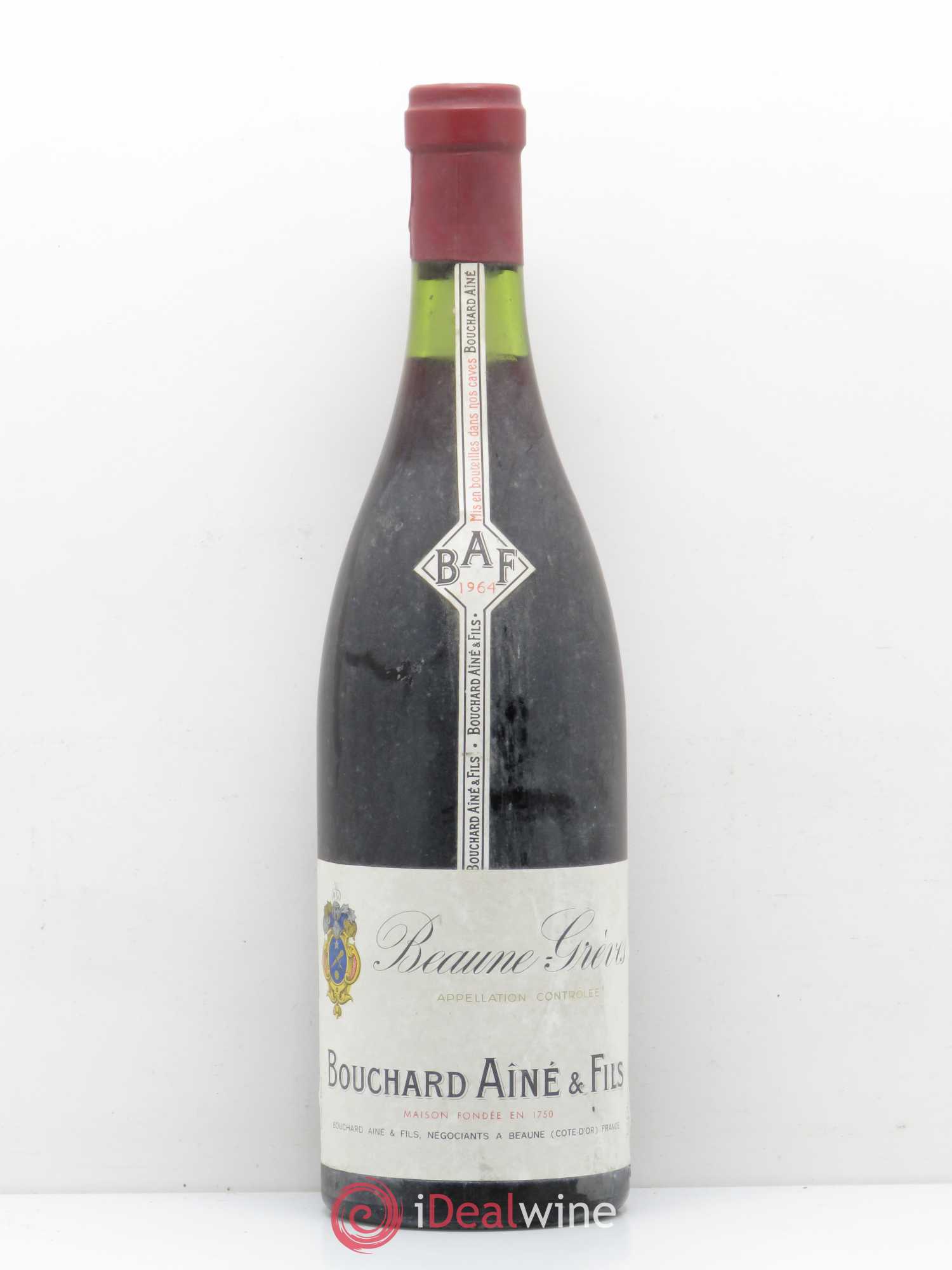 Beaune 1er Cru Grèves Bouchard Ainé et fils 1964 - Posten von 1 Flasche - 0