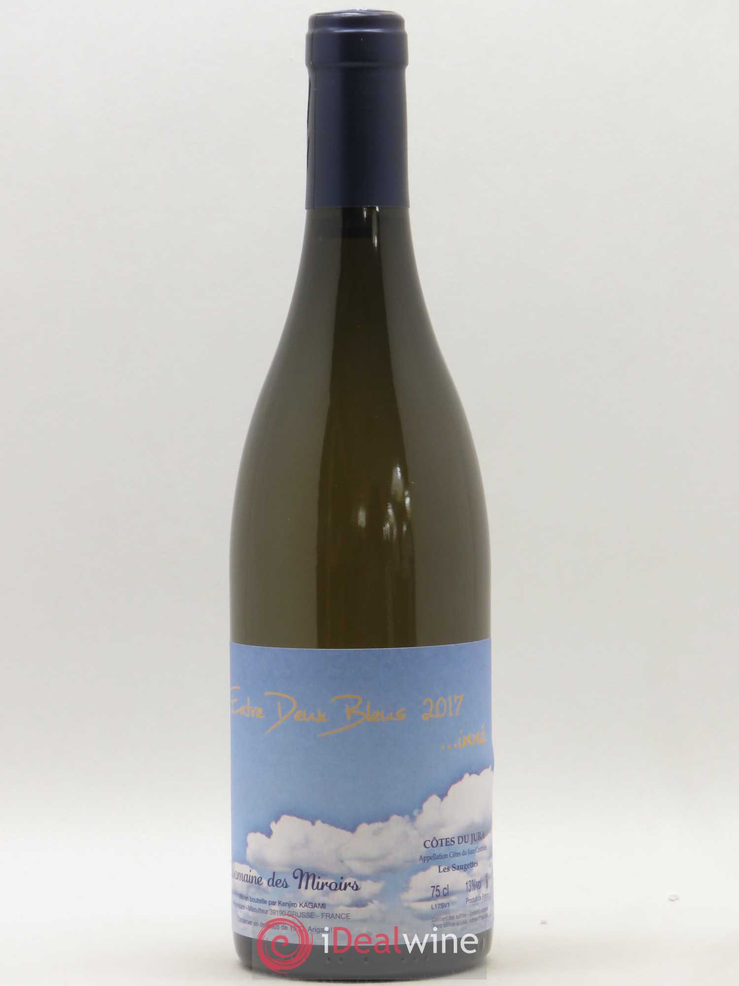 Côtes du Jura Les Saugettes Entre Deux Bleus ...inné Kenjiro Kagami - Domaine des Miroirs 2017 - Posten von 1 Flasche - 0