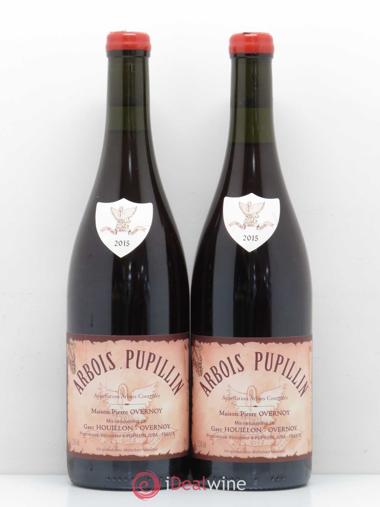 Arbois-Pupillin Poulsard (cire rouge) Overnoy-Houillon (Domaine) 2015 - Lot de 2 bouteilles - 0